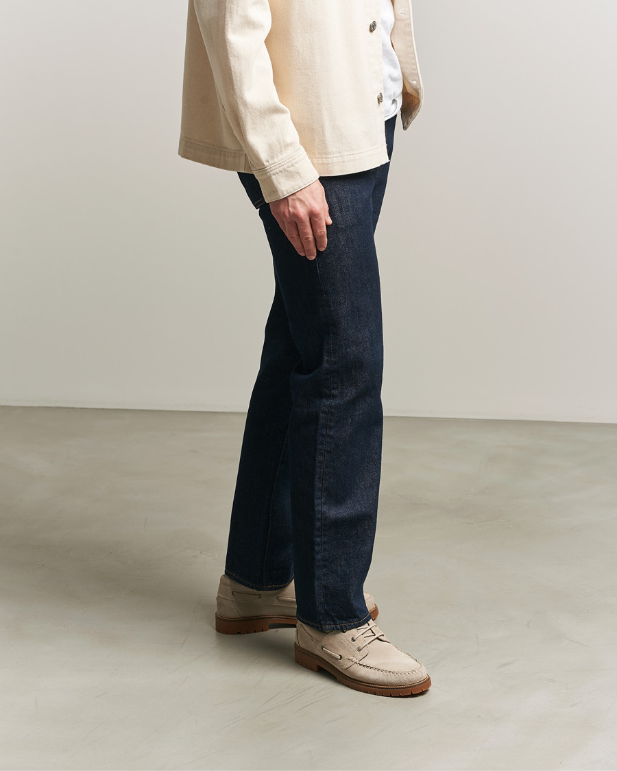 Herr | Sneakers | LES DEUX | Taylor Suede Boat Shoe Light Sand