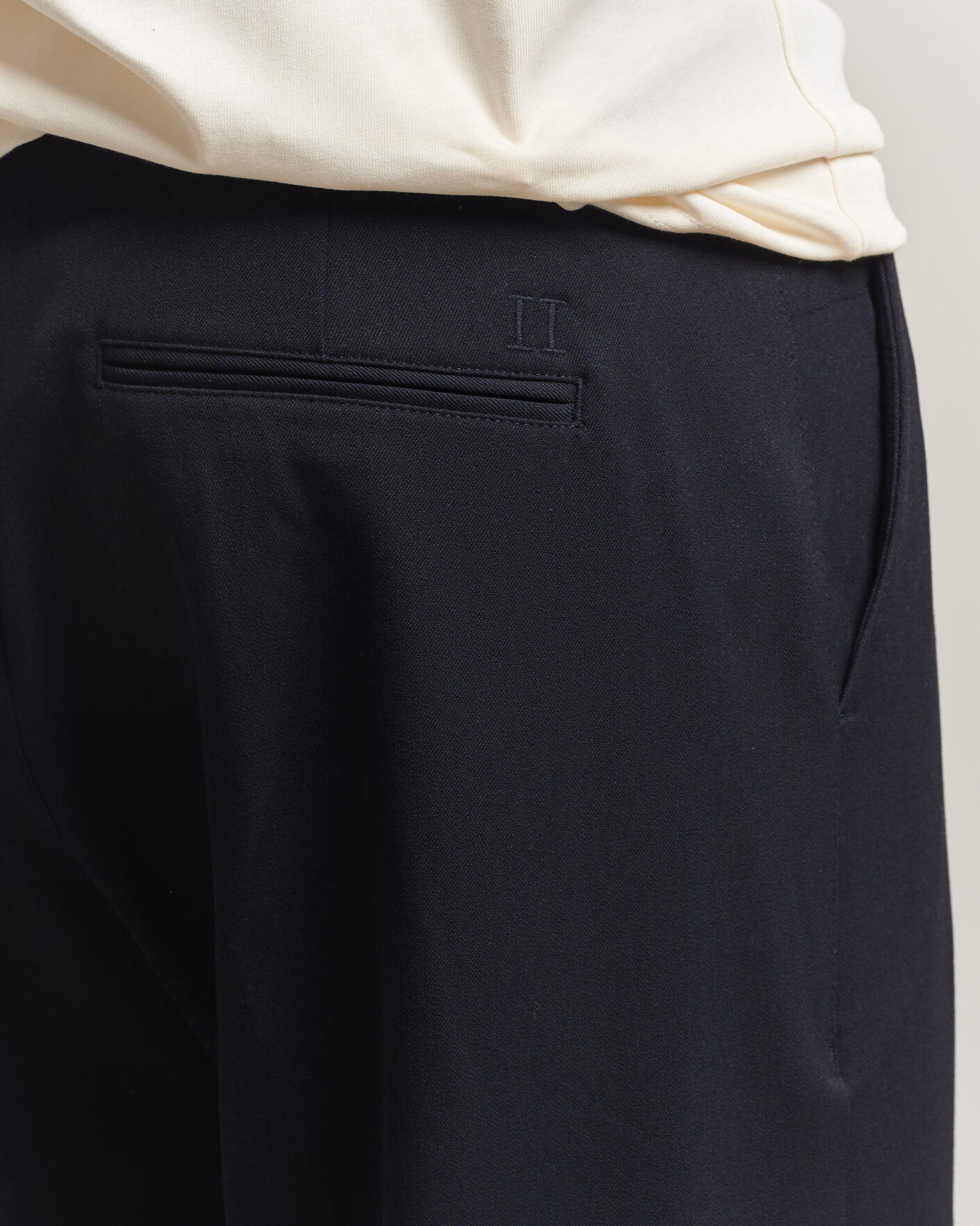 Herr | Byxor | LES DEUX | Como Solid Slack Pants Dark Navy