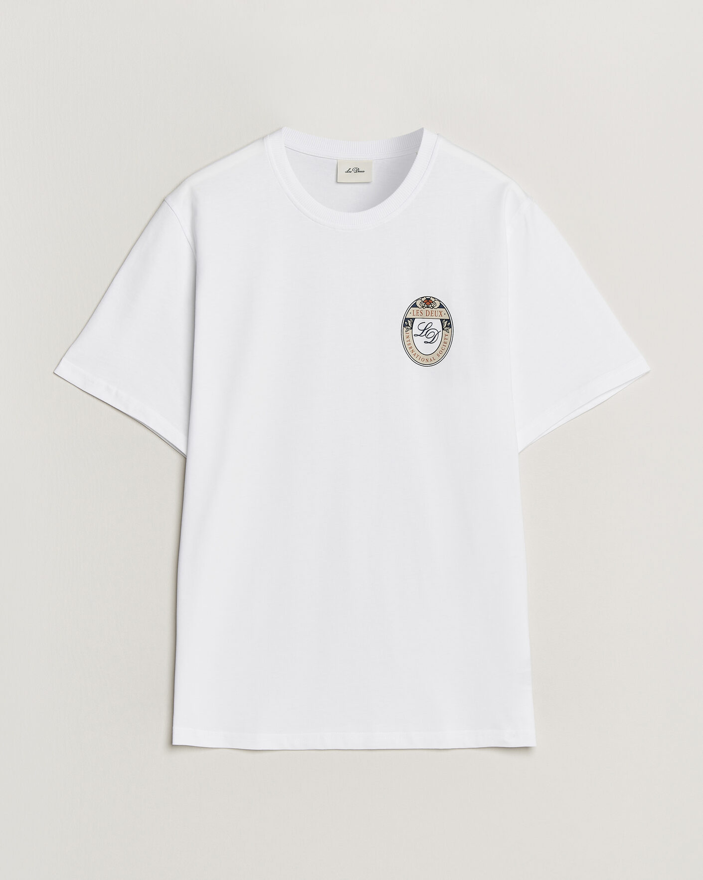 Herr | T-Shirts | LES DEUX | Brday Emblem T-Shirt White