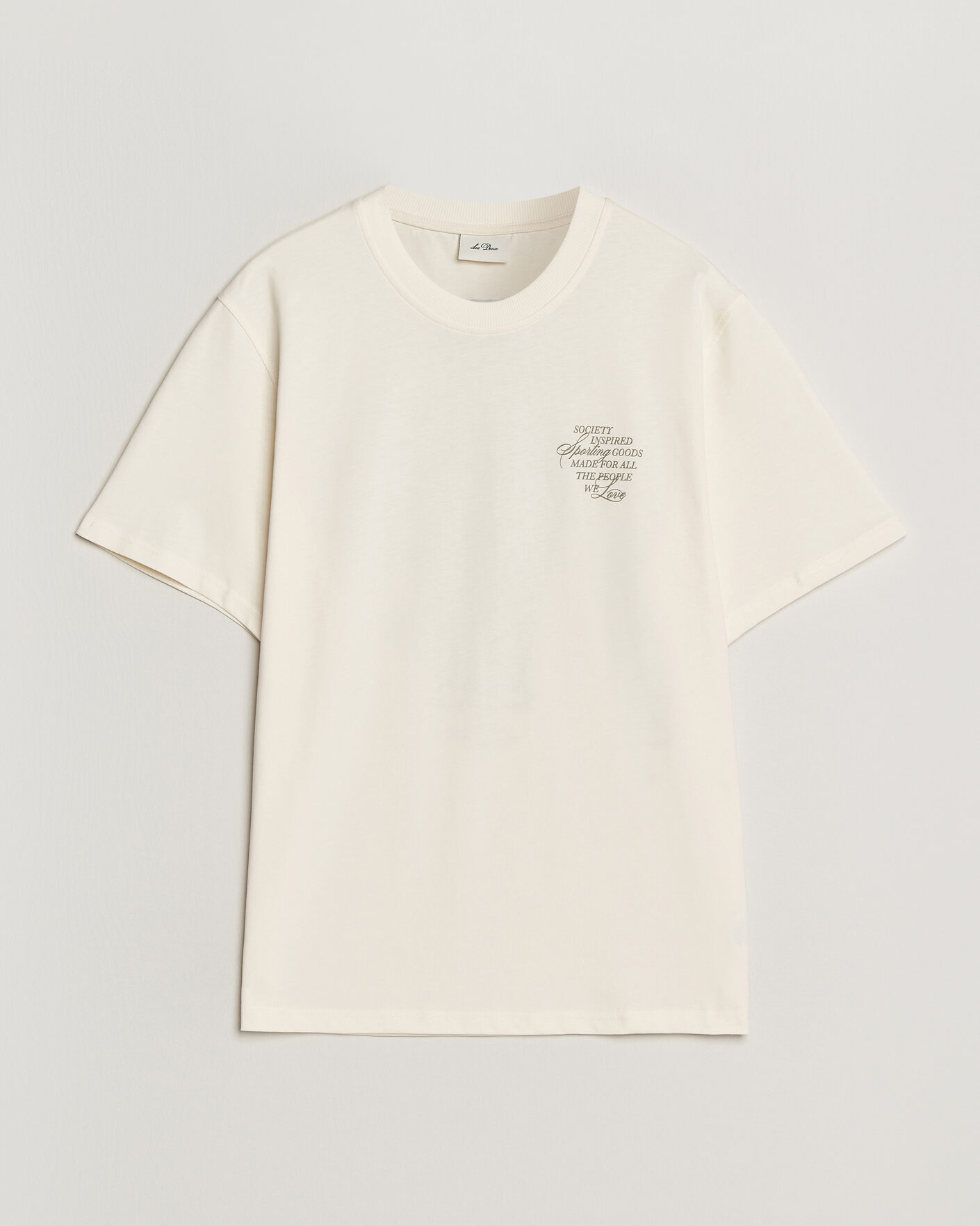 Herr | T-Shirts | LES DEUX | Ben Faience T-Shirt Eggnog White