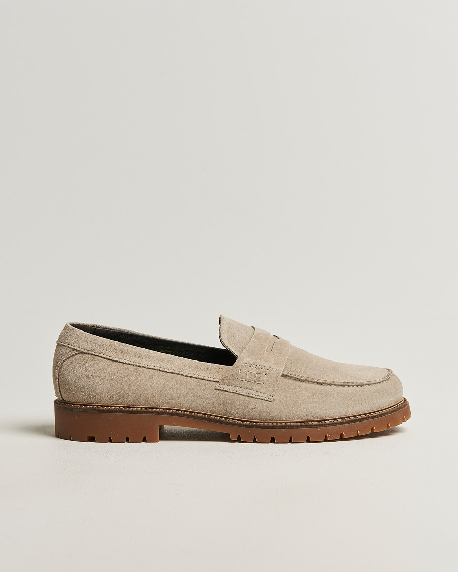 Herr | Loafers | LES DEUX | Taylor Suede Loafers Light Sand