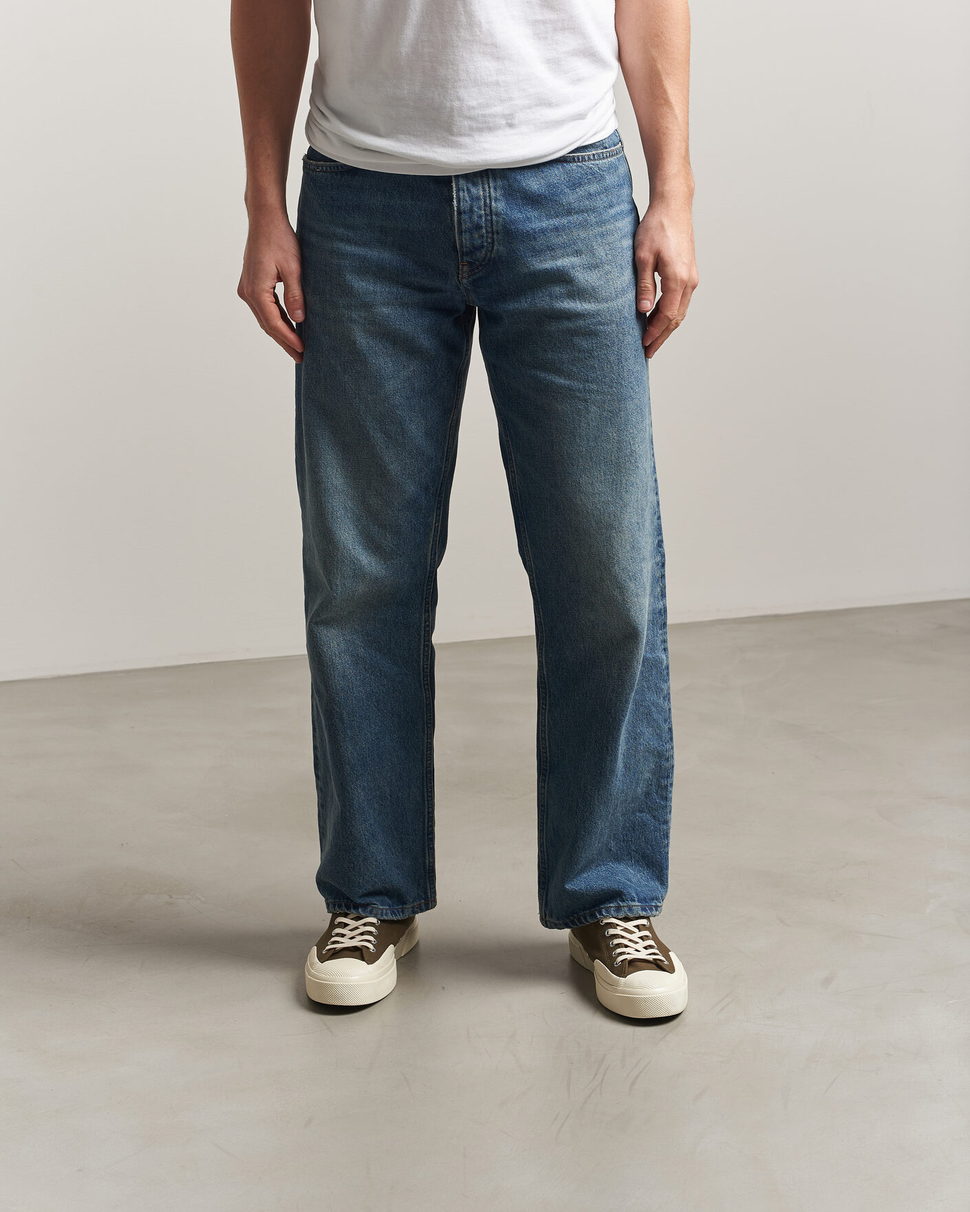 Herr | Sneakers | Superga | 2432 Works Low Cut Canvas Green