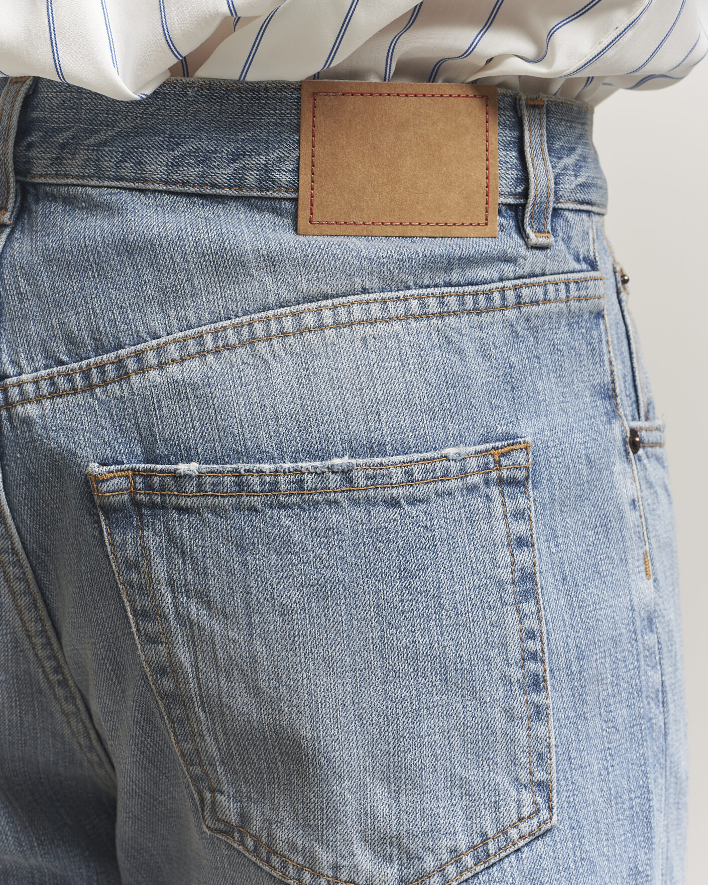 Herr | Jeans | Jeanerica | VM009 Vega Jeans Light Blue Righe