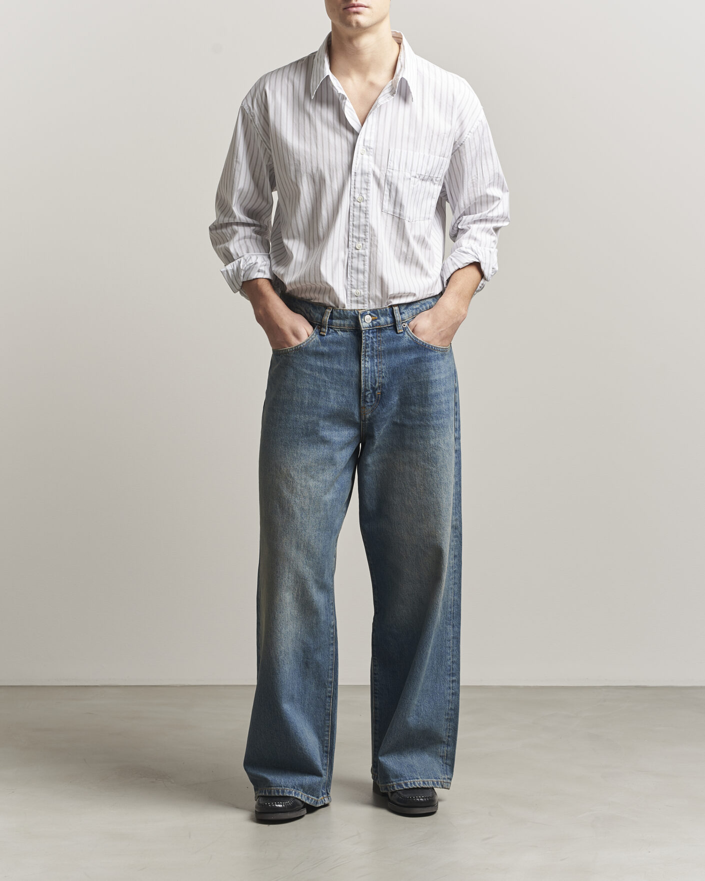 Herr | Jeans | Jeanerica | Brera Straight Jeans 1990 Light Vintage