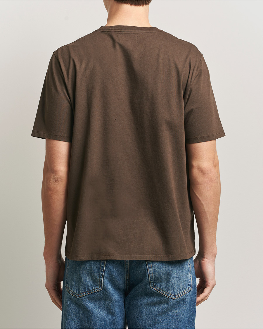 Herr | T-Shirts | Jeanerica | Delon Crew Neck T-Shirt Brown