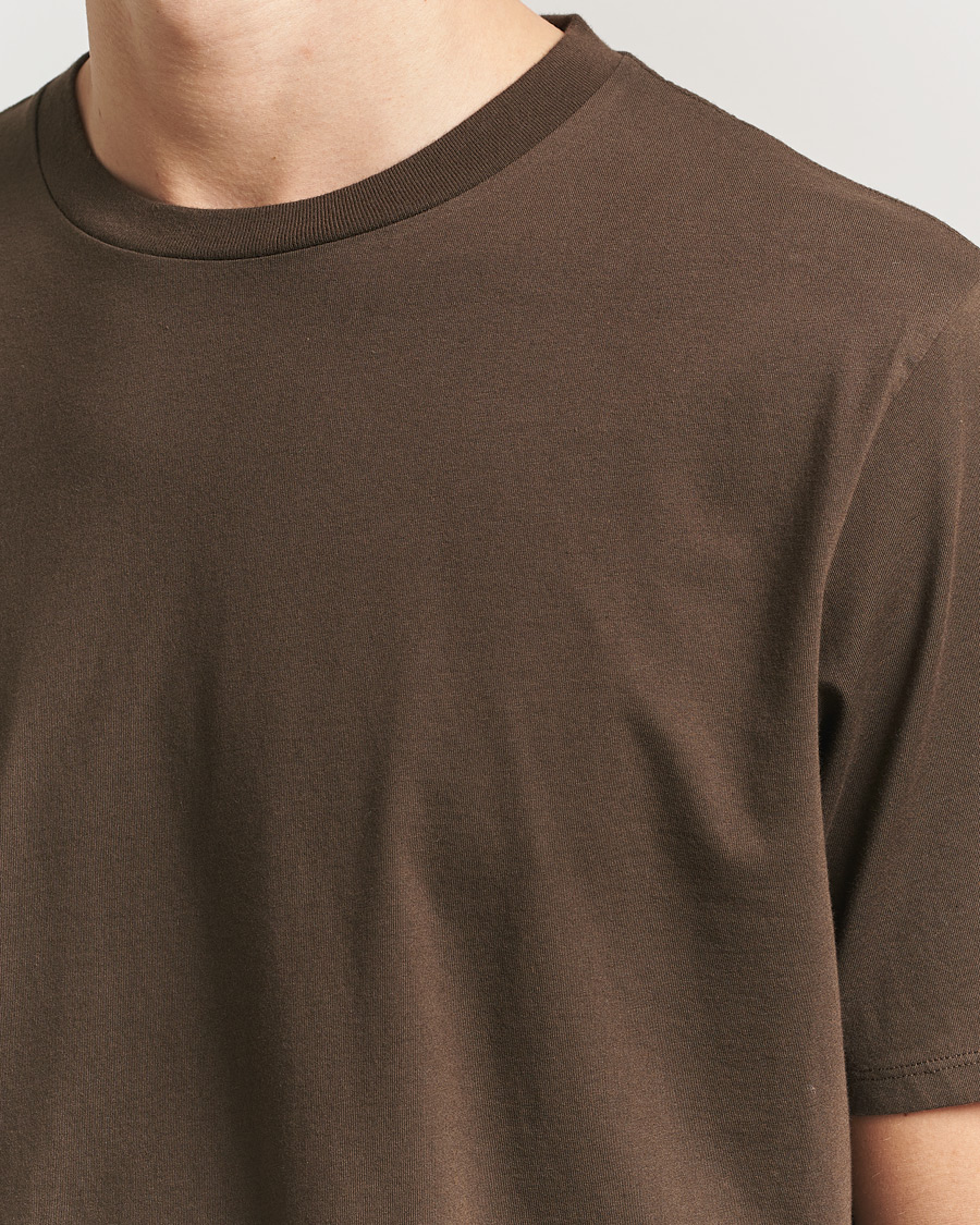 Herr | T-Shirts | Jeanerica | Delon Crew Neck T-Shirt Brown