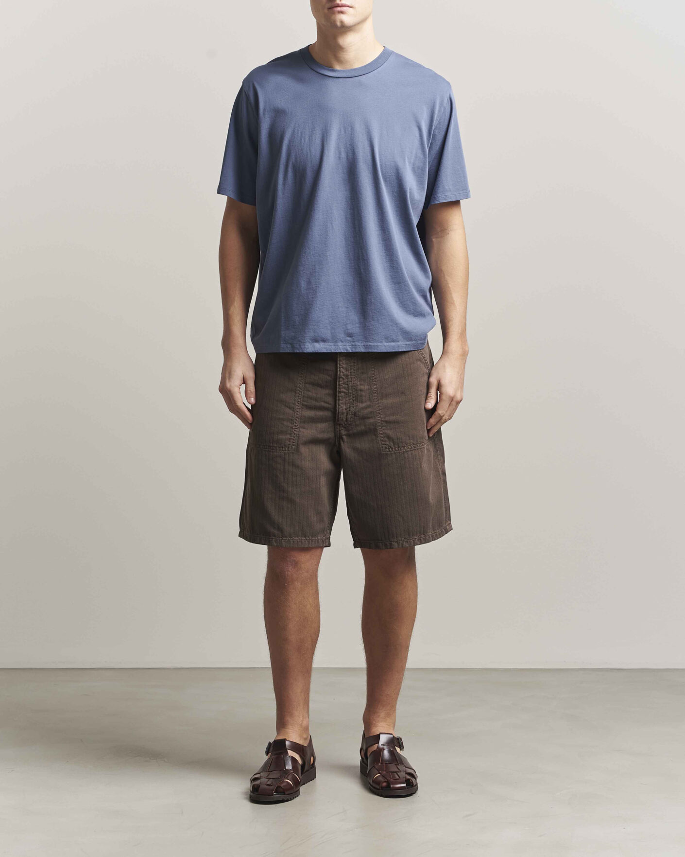 Herr | T-Shirts | Jeanerica | Delon Crew Neck T-Shirt Blue