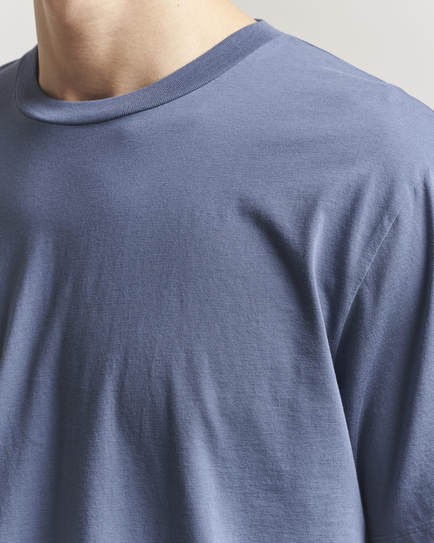 Herr | T-Shirts | Jeanerica | Delon Crew Neck T-Shirt Blue