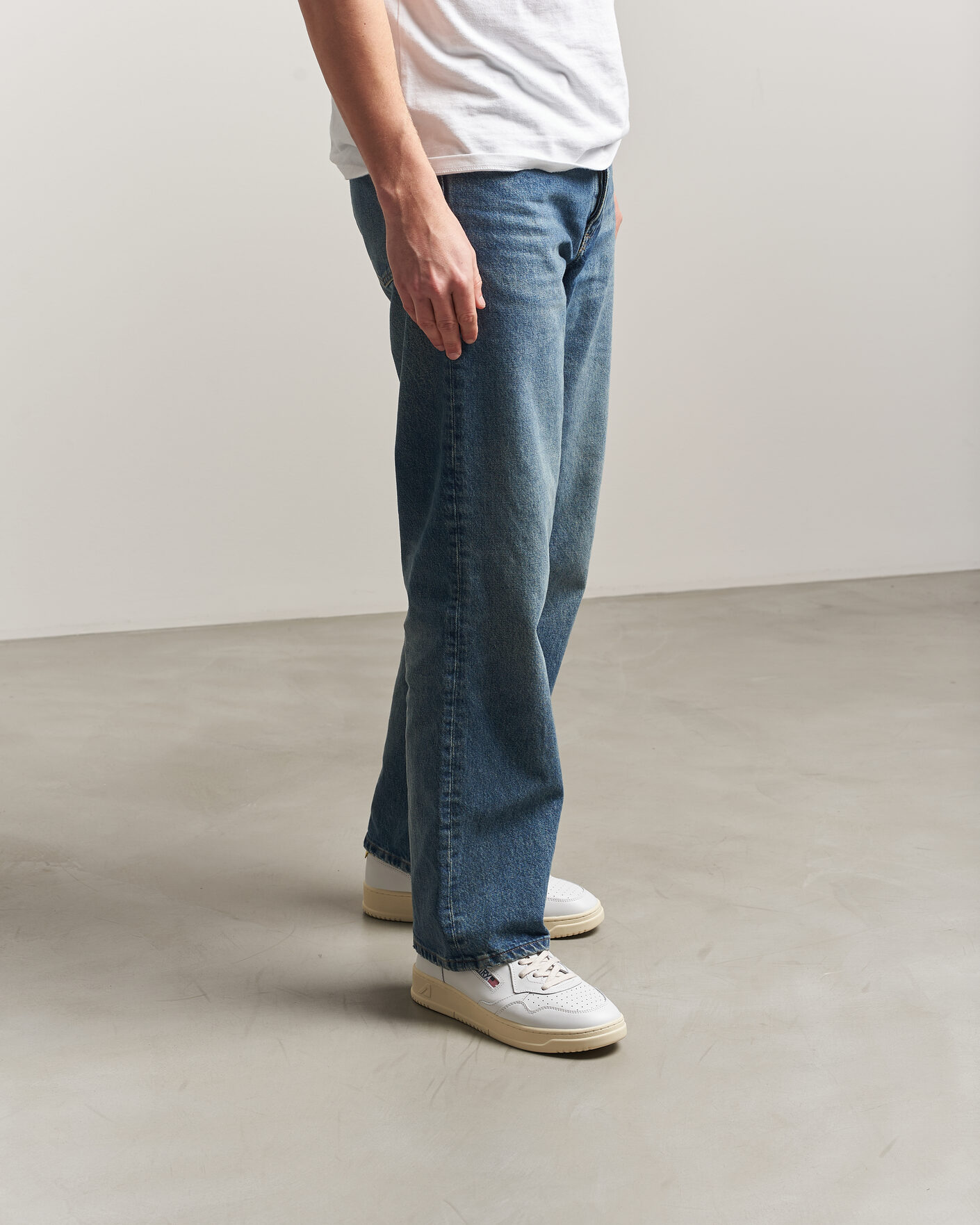 Herr | Sneakers | Autry | Medalist Low Sneaker White/Lemon Meringue