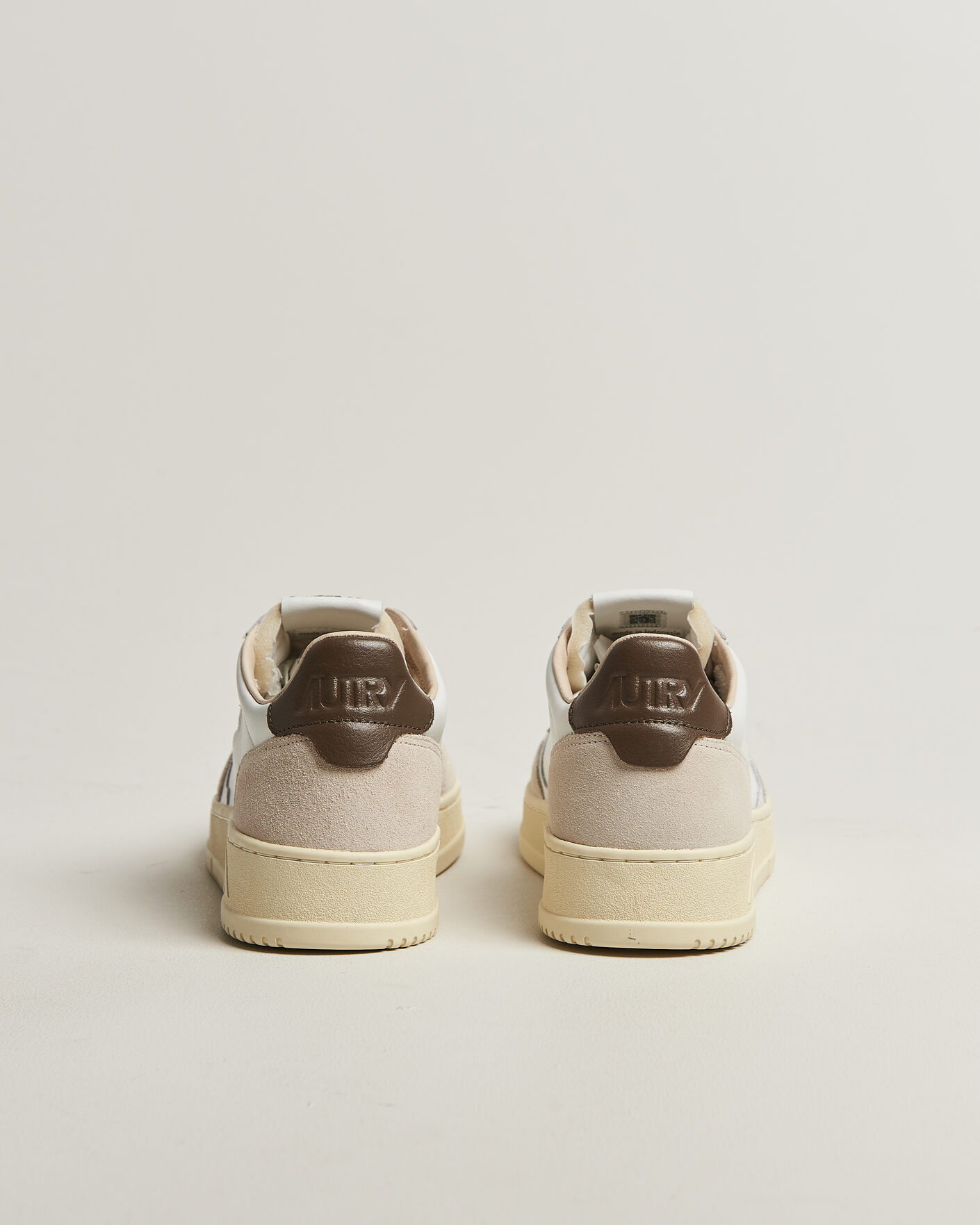 Herr | Sneakers | Autry | Medalist Low Leather/Suede Sneaker White/Teak