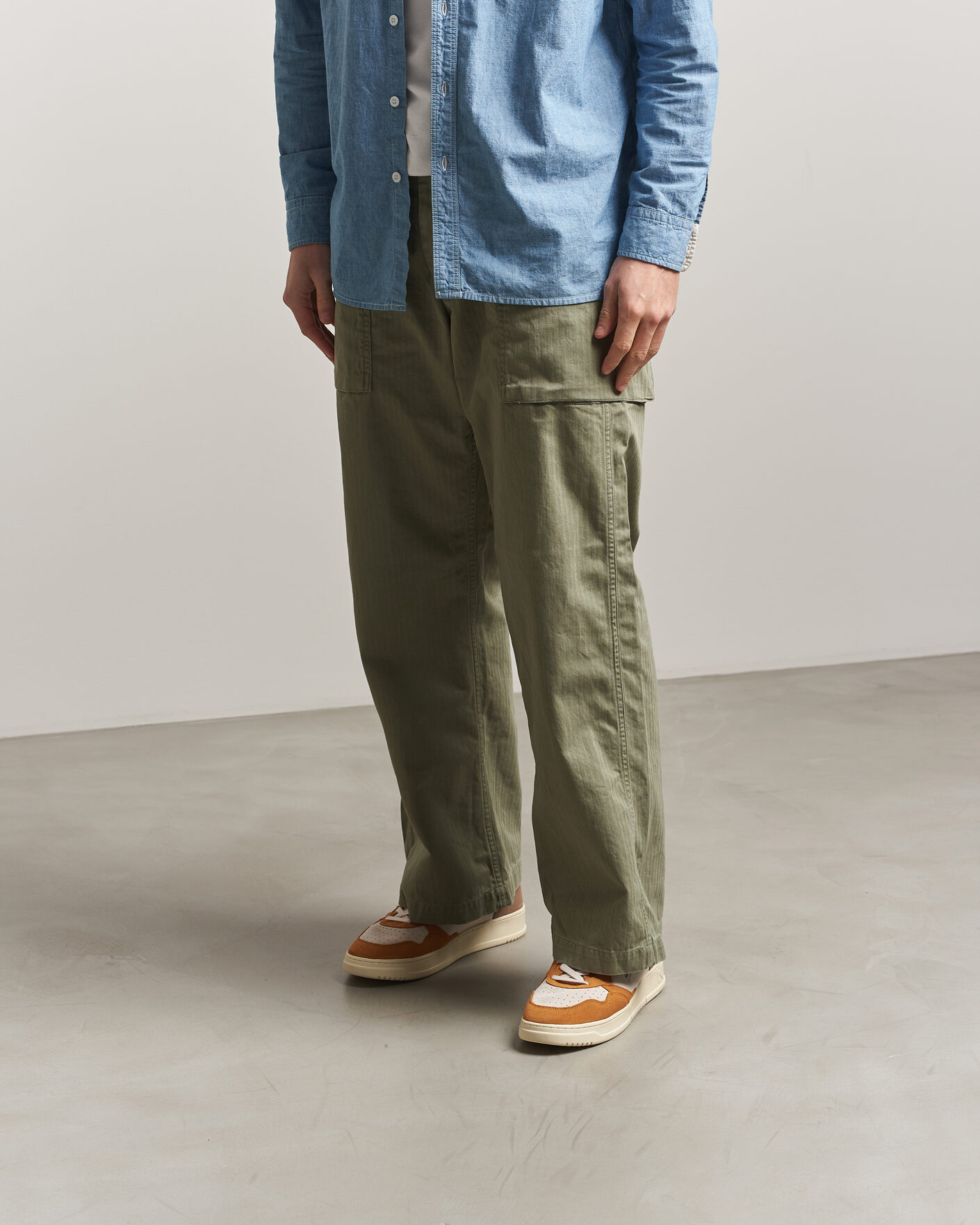 Herr | Sneakers | Autry | Medalist Low Suede Mix Sneaker Antilop/White/Brown