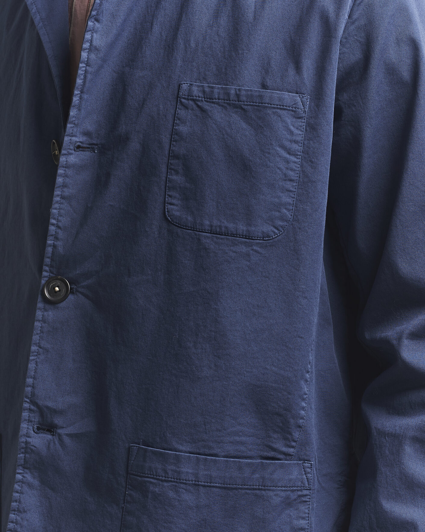 Herr | Jackor | Massimo Alba | Florida Cotton Shirt Jacket Midnight Blue