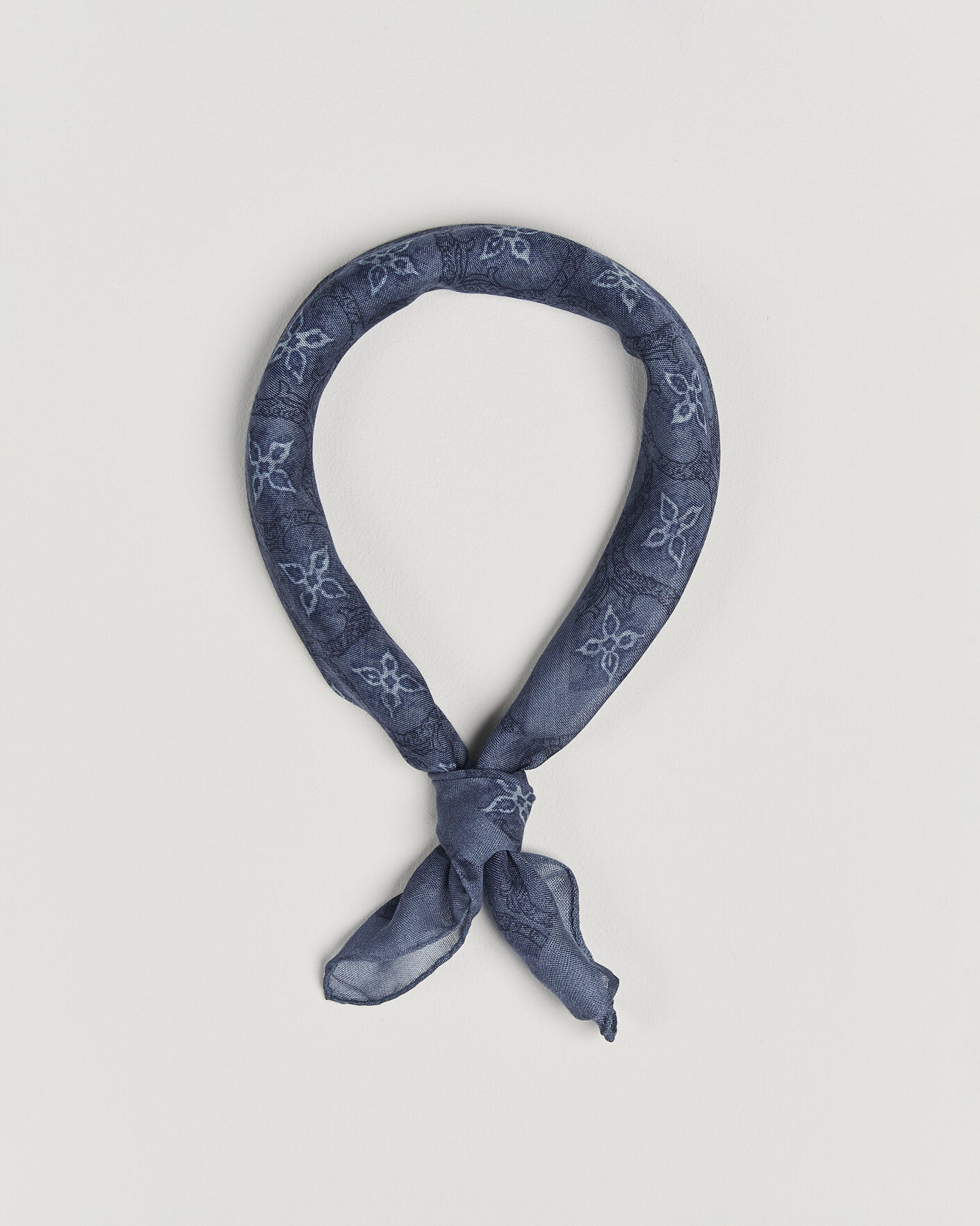 Herr | Scarves | Massimo Alba | Cashmere/Silk Bandana Navy