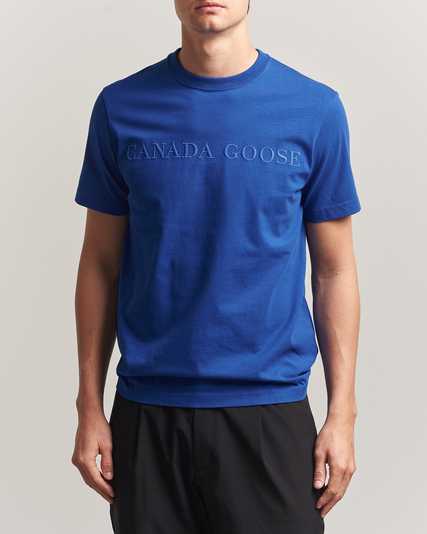 Herr | T-Shirts | Canada Goose | Vantage Wordmark T-Shirt Azurite Blue