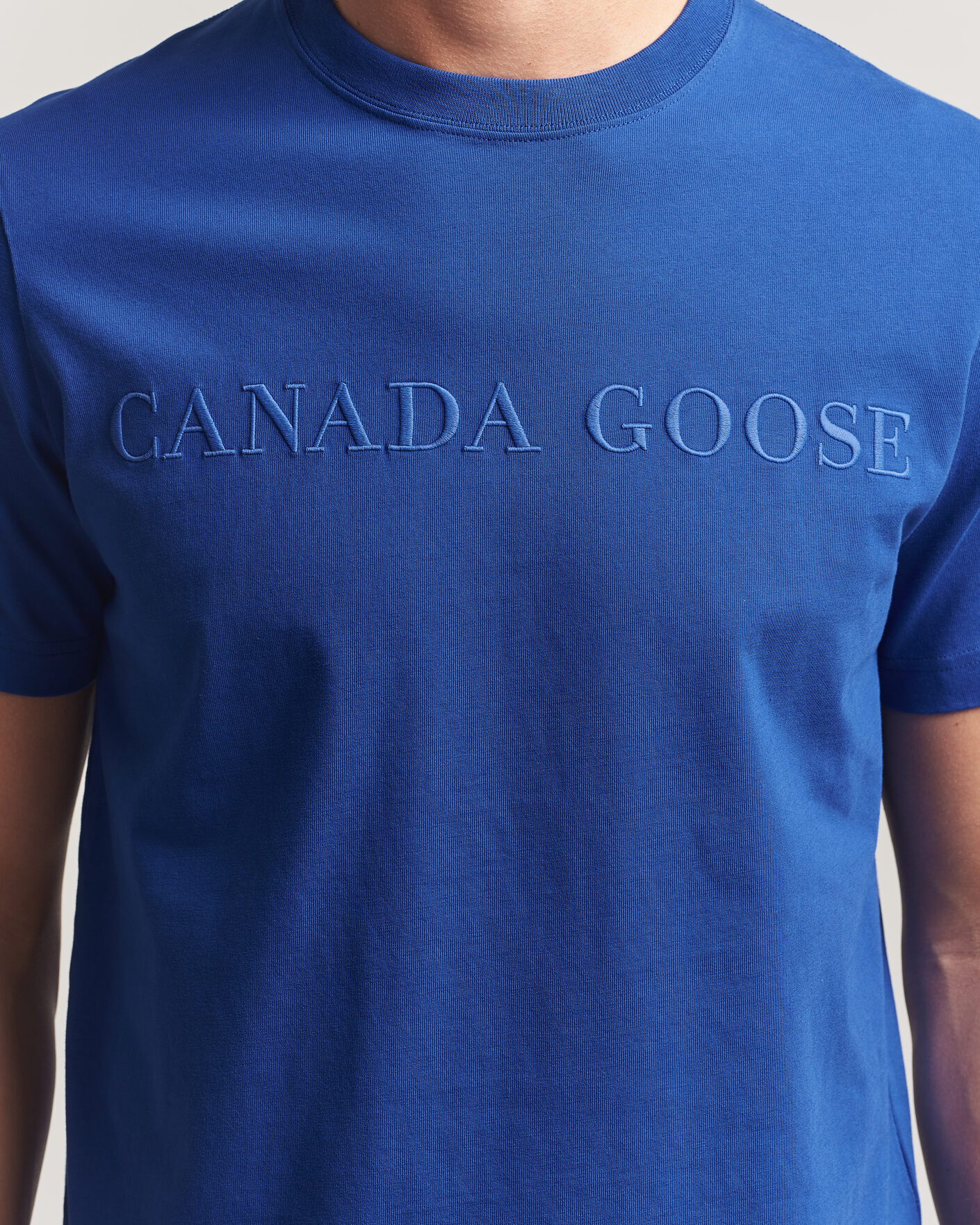 Herr | T-Shirts | Canada Goose | Vantage Wordmark T-Shirt Azurite Blue