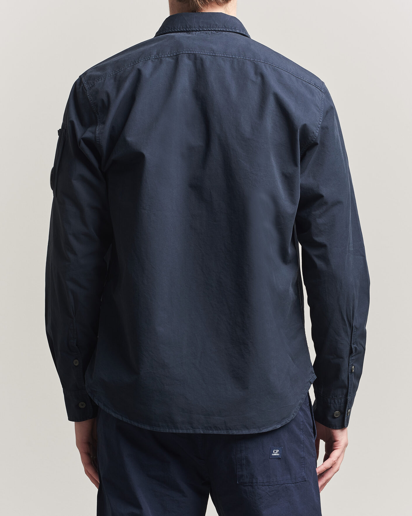 Herr | Skjortor | C.P. Company | Organic Gabardine Pocket Shirt Navy