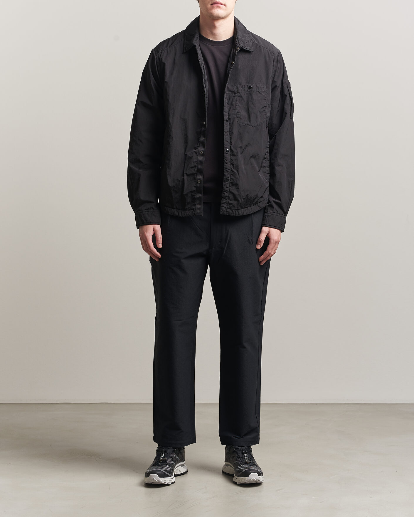 Herr | Jackor | C.P. Company | Chrome R Padded Shirt Jacket Black