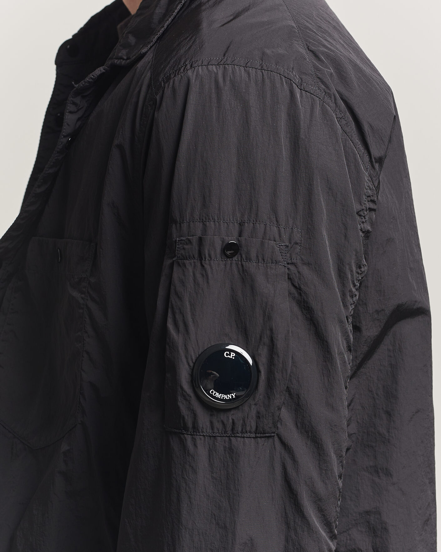 Herr | Jackor | C.P. Company | Chrome R Padded Shirt Jacket Black