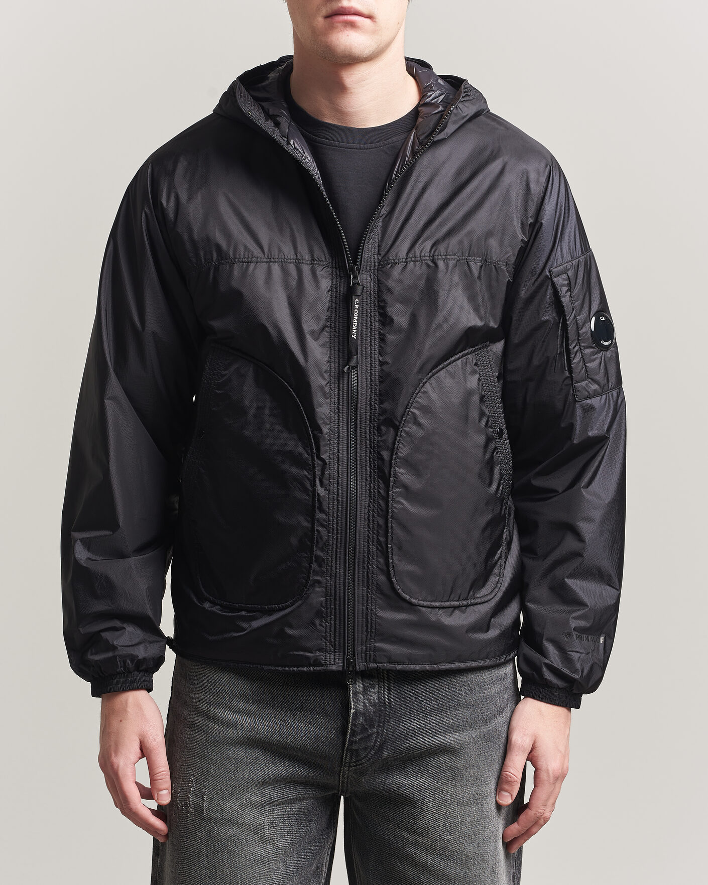 Herr | Jackor | C.P. Company | Nada Shield Primaloft Padded Hood Jacket Black