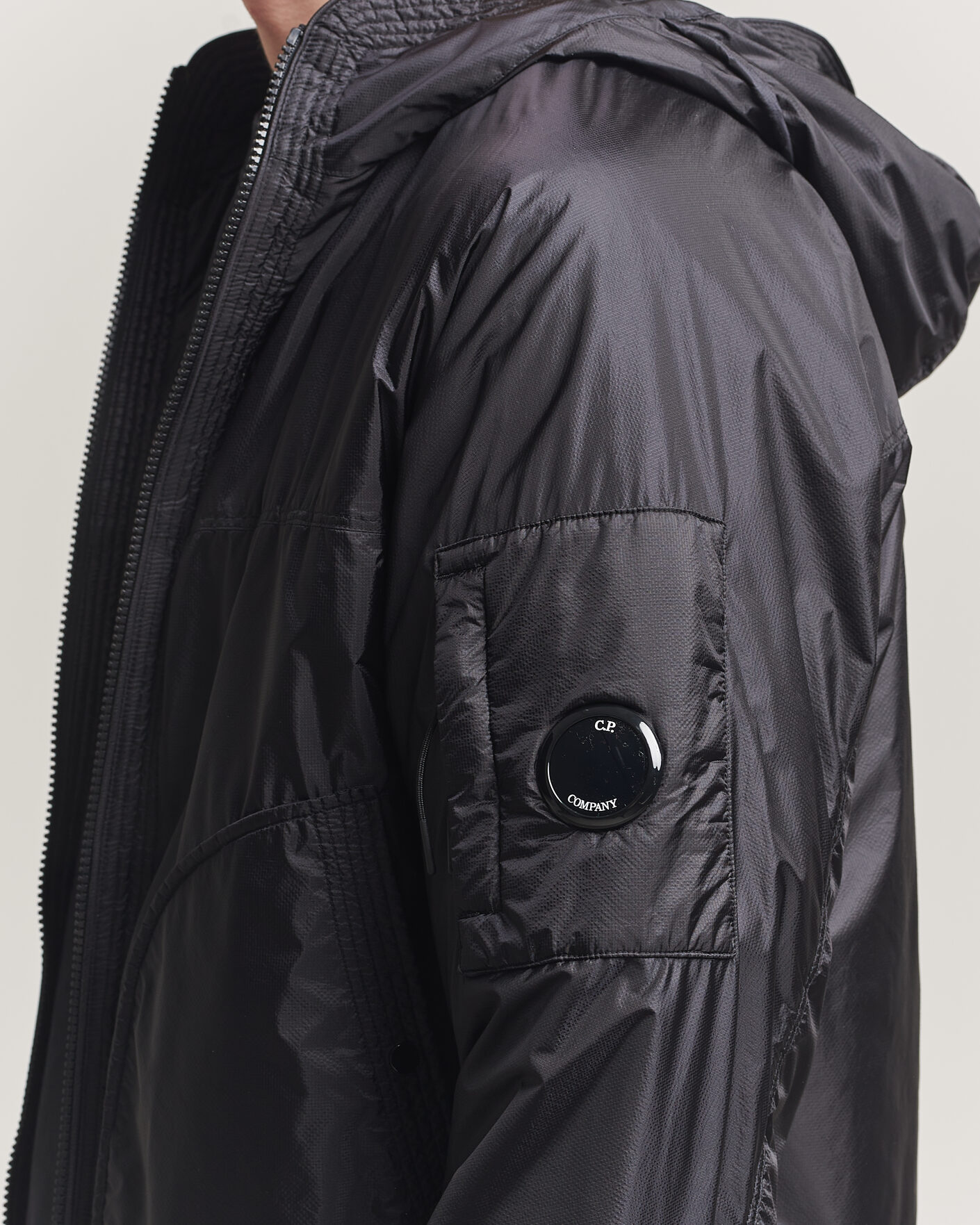 Herr | Jackor | C.P. Company | Nada Shield Primaloft Padded Hood Jacket Black