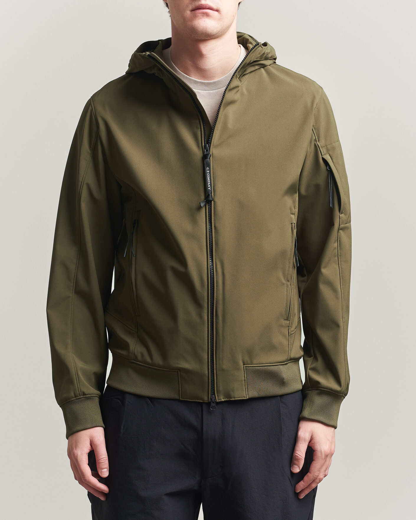 Herr | Jackor | C.P. Company | Shell R Hooded Jacket Dark Green