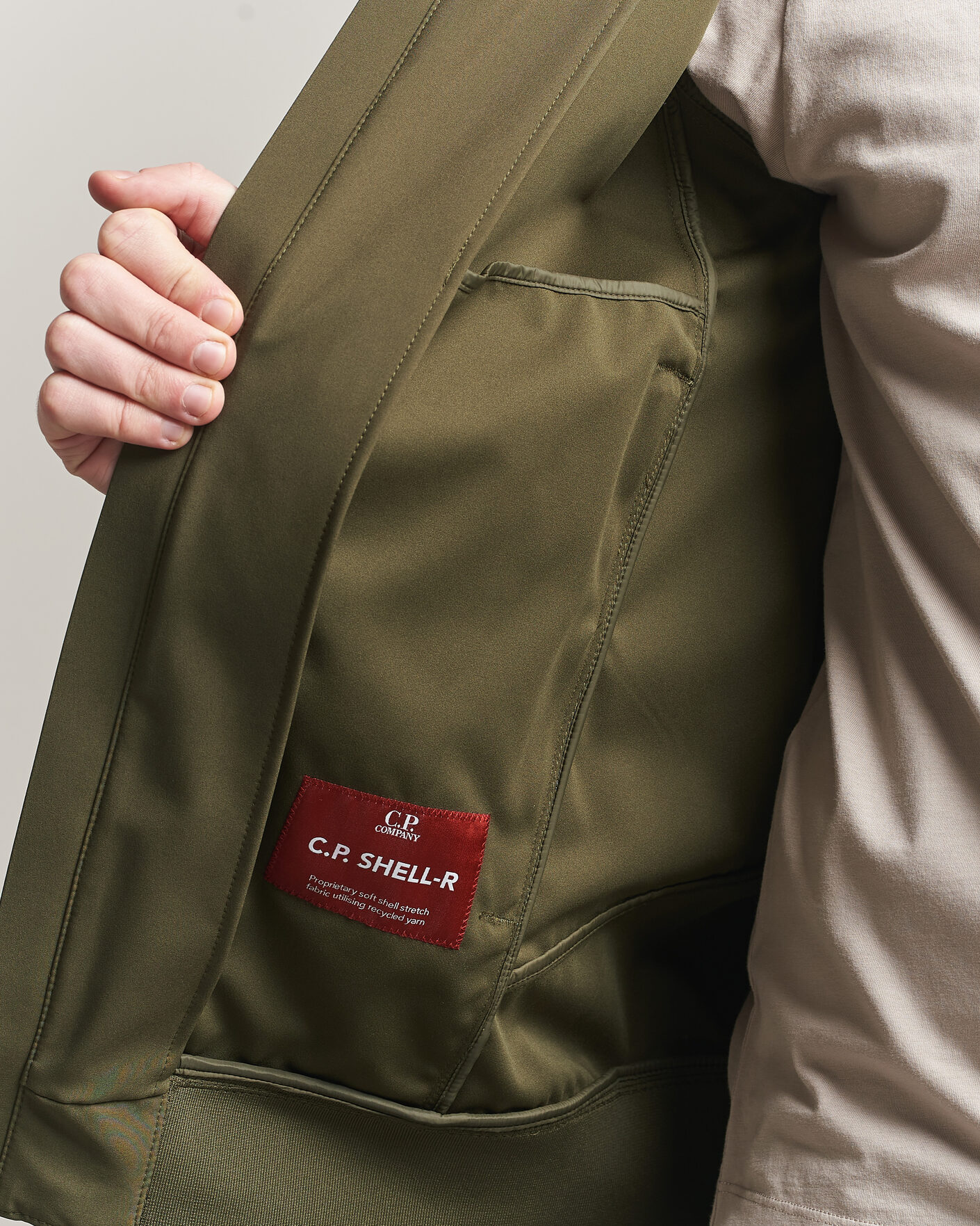 Herr | Jackor | C.P. Company | Shell R Hooded Jacket Dark Green