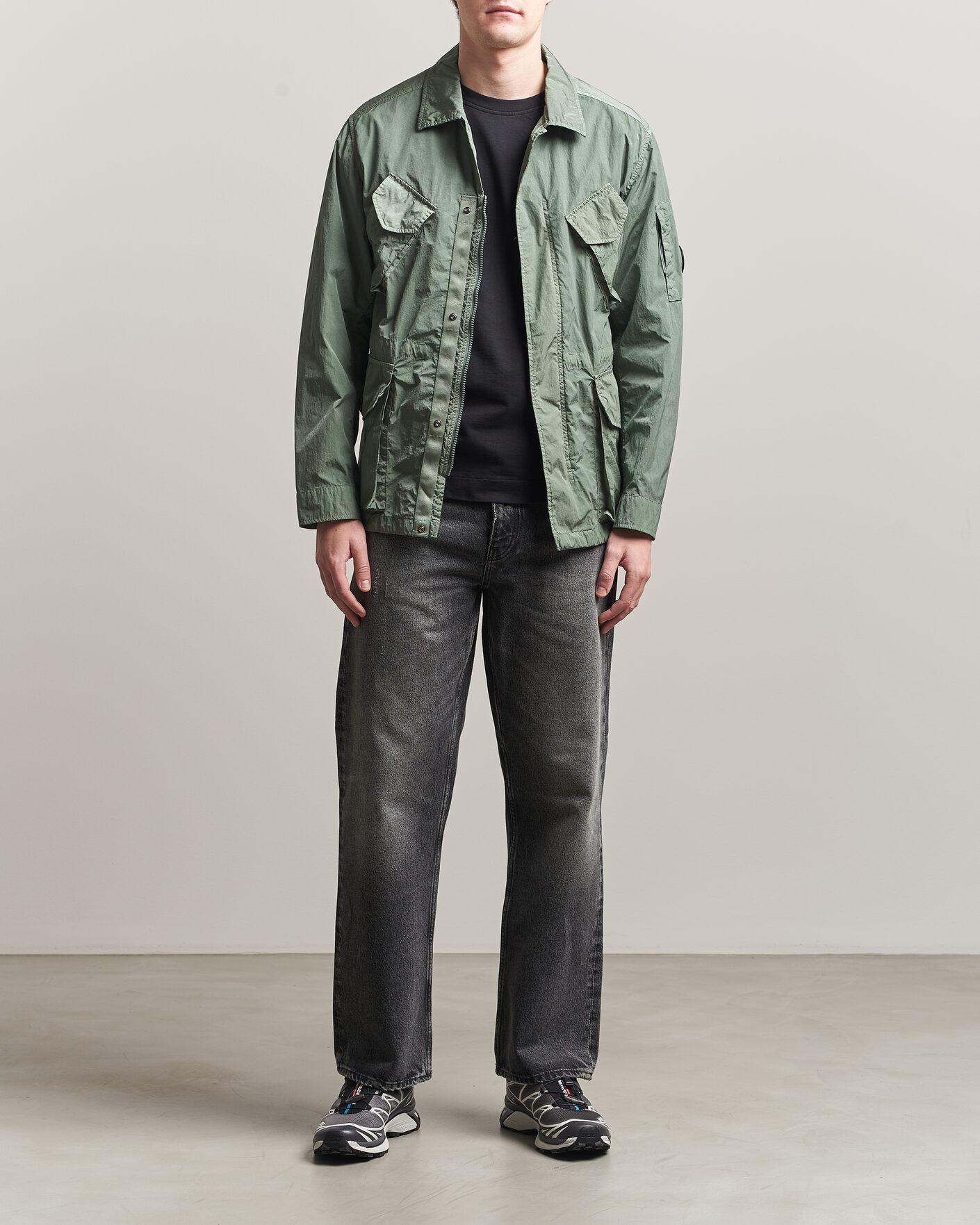 Herr | Jackor | C.P. Company | Heavy Chrome R Jungle Jacket Green