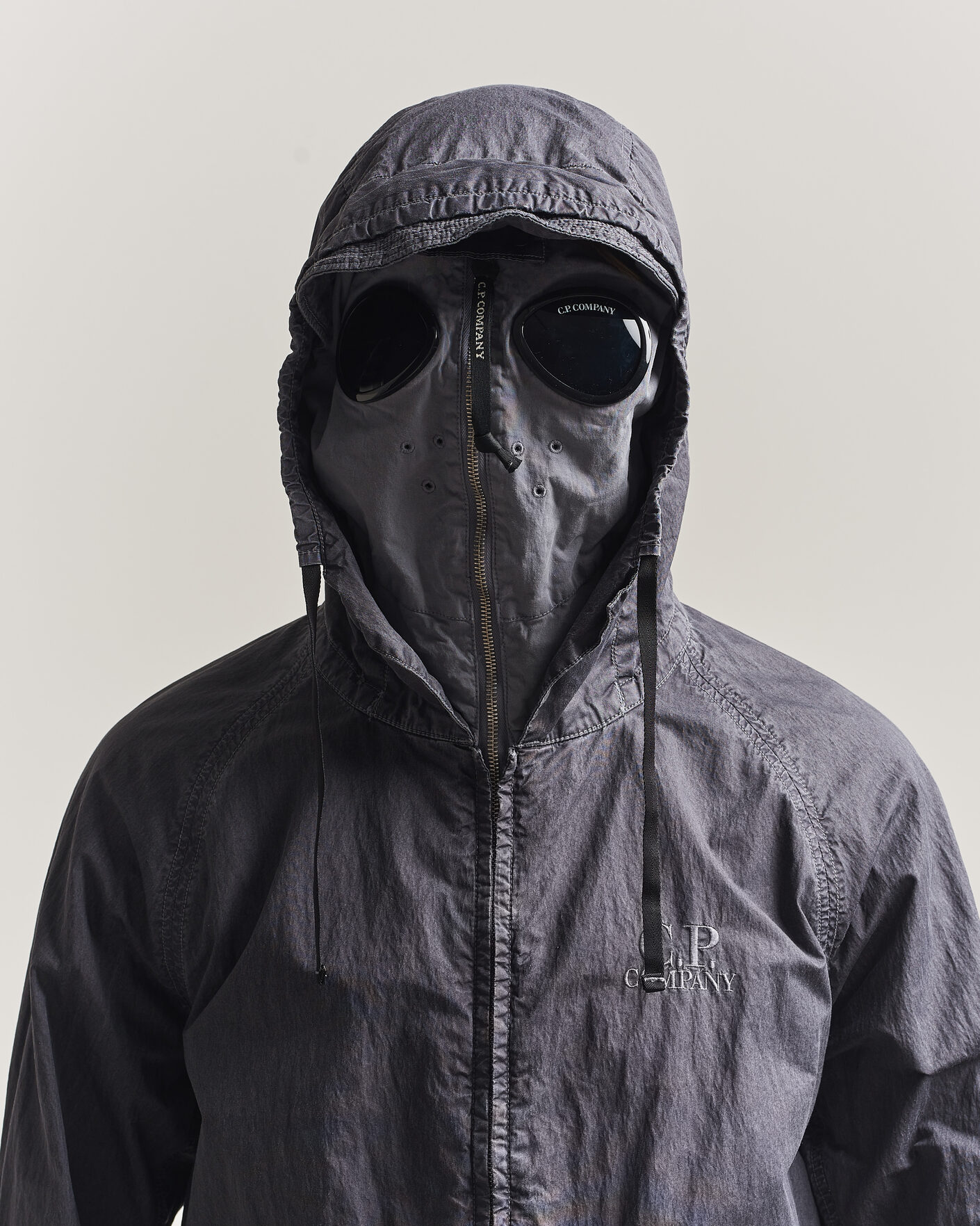 Herr | Jackor | C.P. Company | 50 Fili Wax Hood Jacket Black