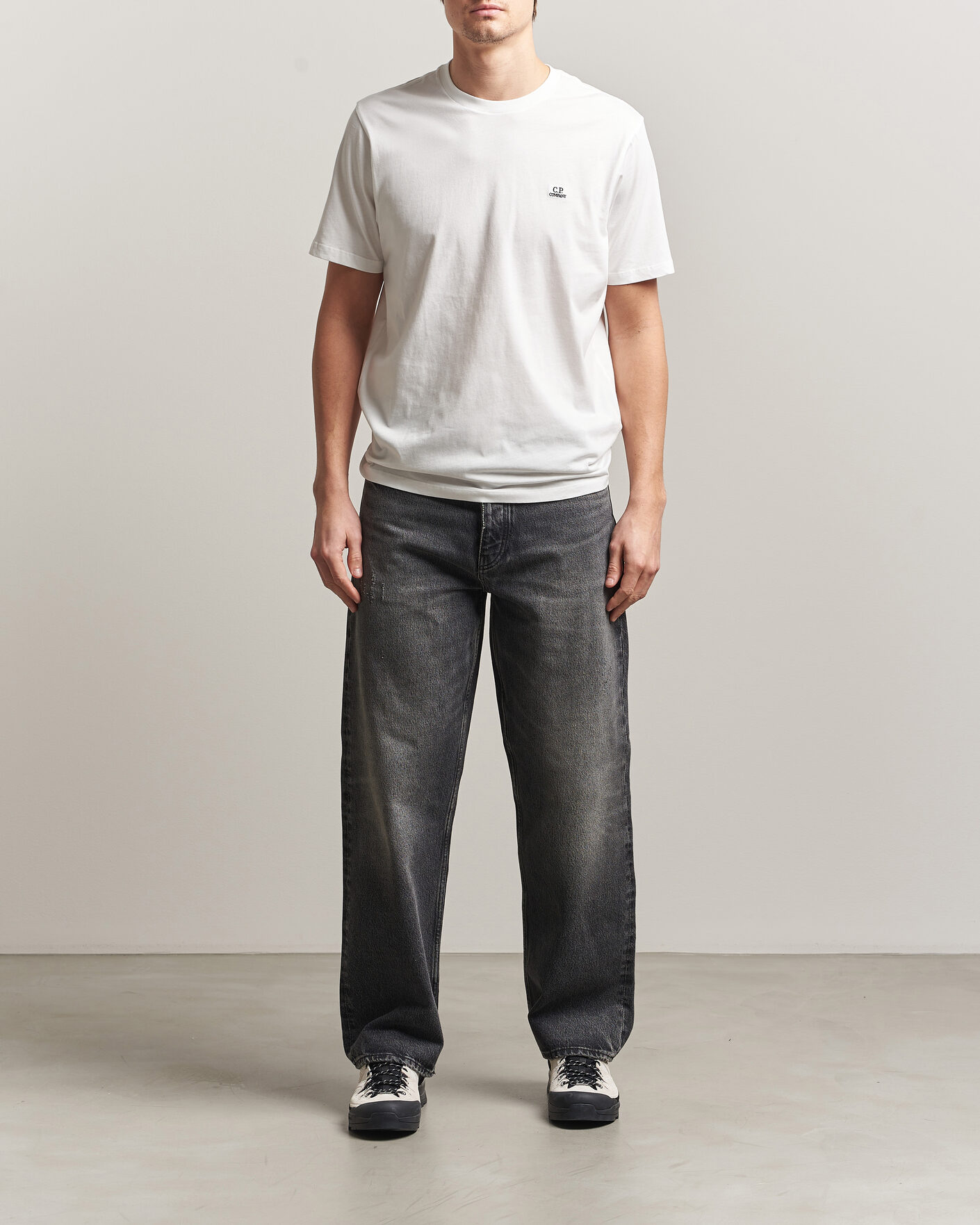 Herr | T-Shirts | C.P. Company | Short Sleeve Small Logo T-Shirt White