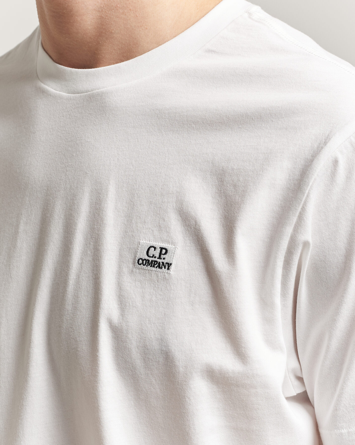 Herr | T-Shirts | C.P. Company | Short Sleeve Small Logo T-Shirt White