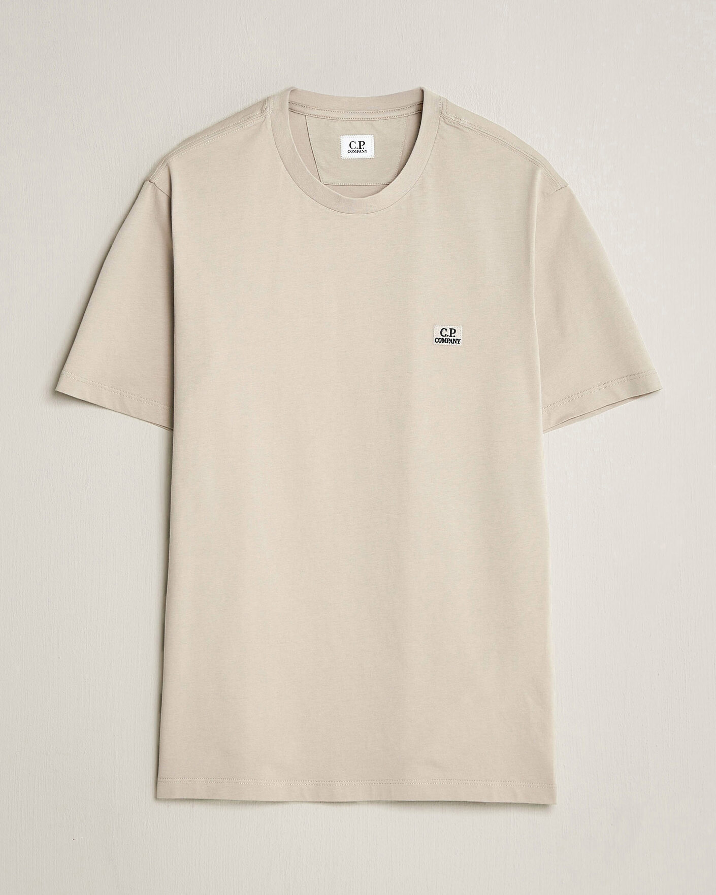 Herr | T-Shirts | C.P. Company | Short Sleeve Small Logo T-Shirt Light Grey