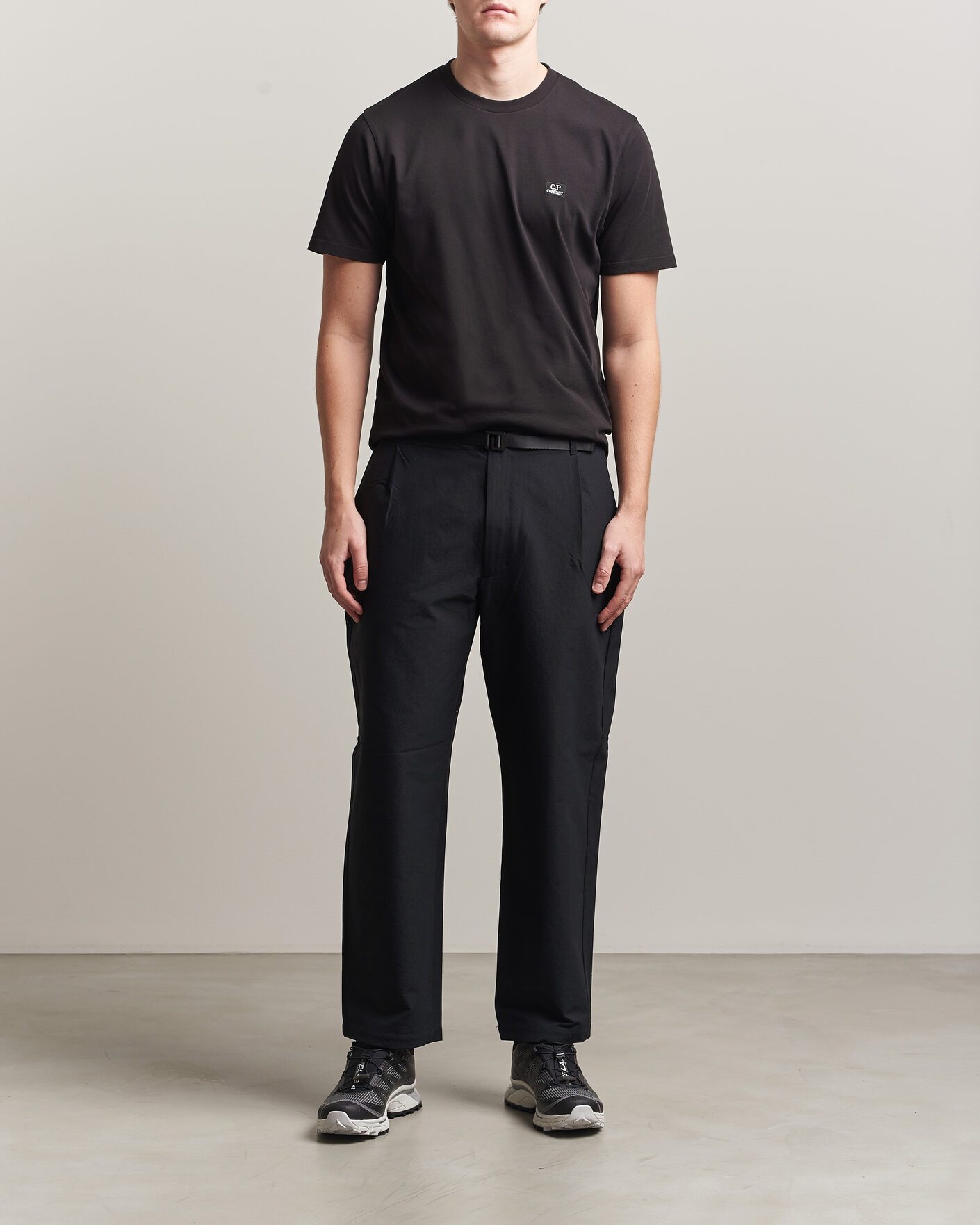 Herr | T-Shirts | C.P. Company | Short Sleeve Small Logo T-Shirt Black