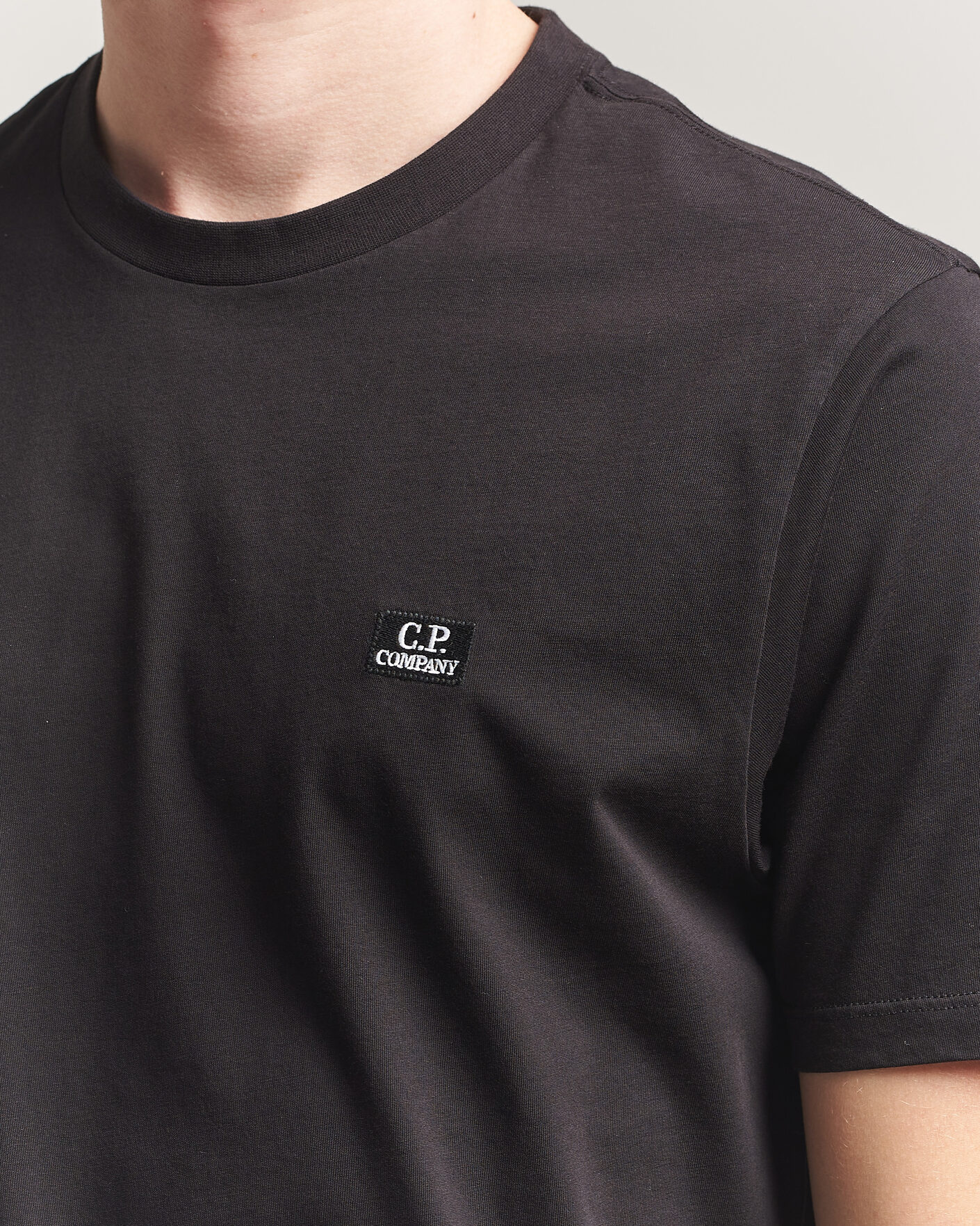 Herr | T-Shirts | C.P. Company | Short Sleeve Small Logo T-Shirt Black