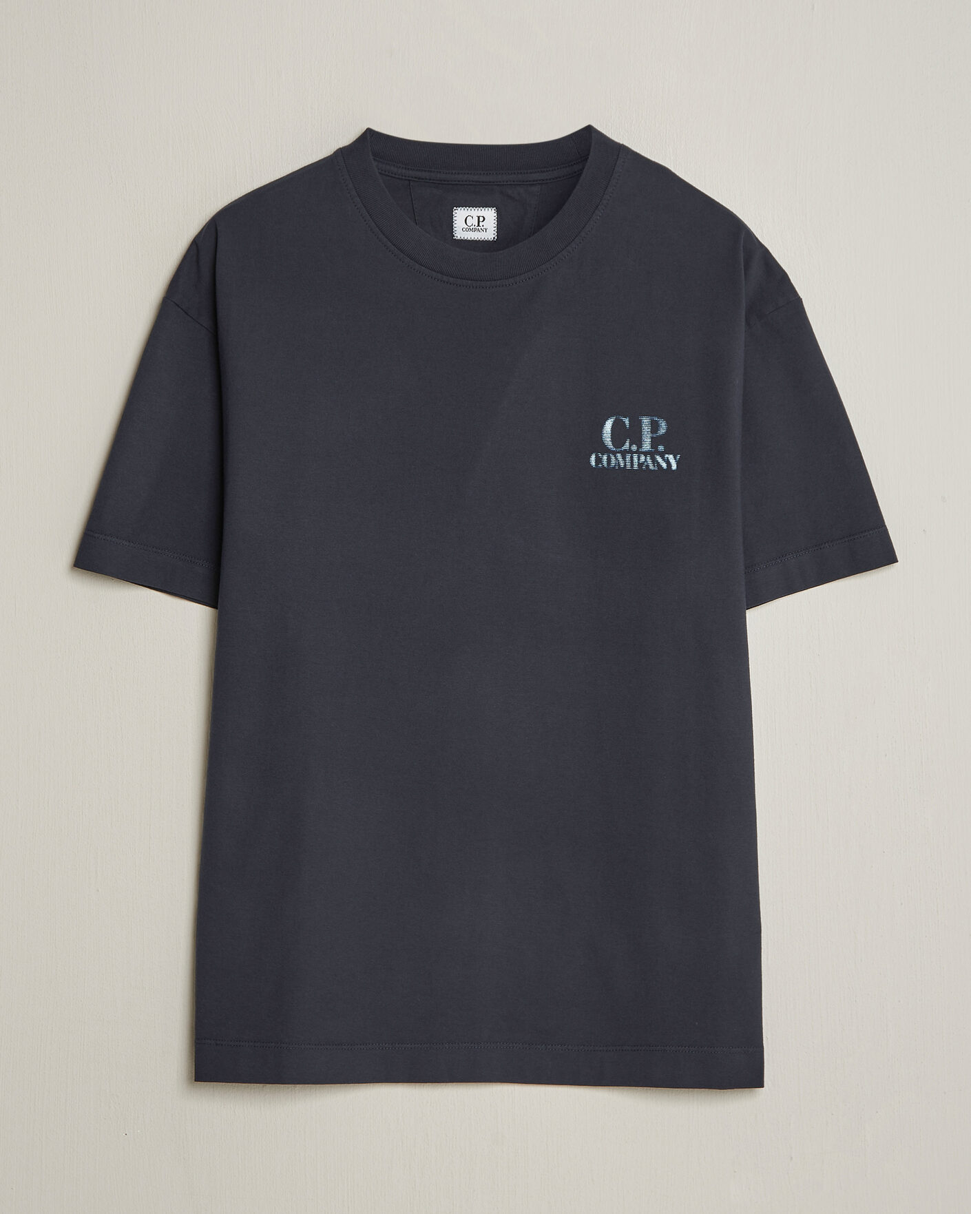 Herr | T-Shirts | C.P. Company | Short Sleeve Back Print T-Shirt Navy