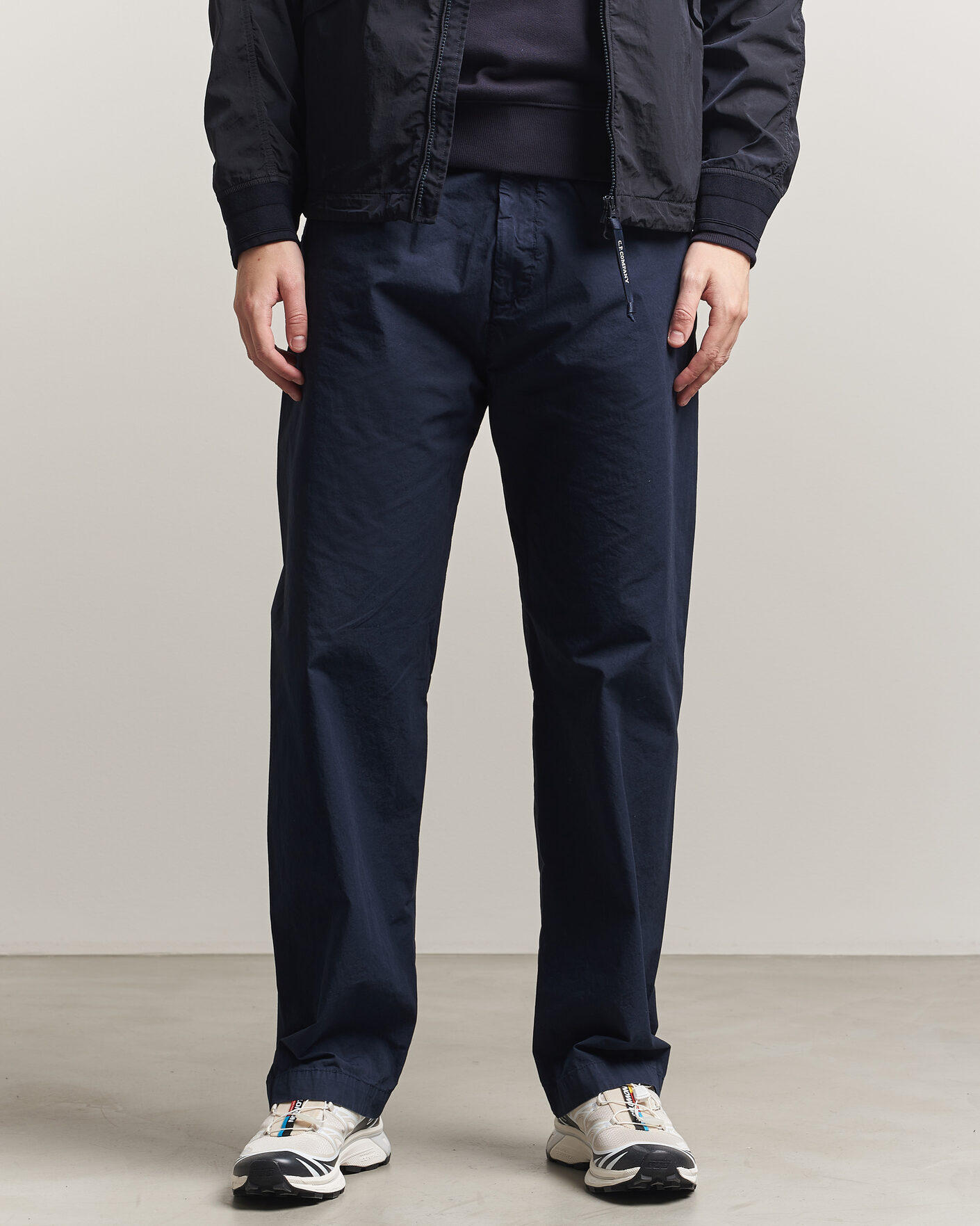 Herr | Byxor | C.P. Company | Micro Reps Drawstring Pants Navy