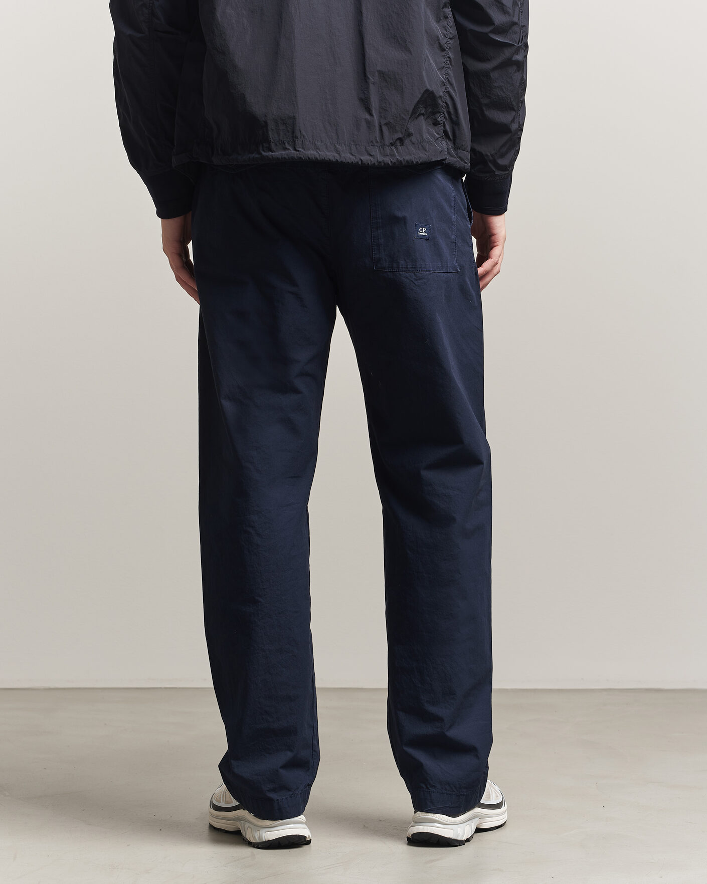 Herr | Byxor | C.P. Company | Micro Reps Drawstring Pants Navy