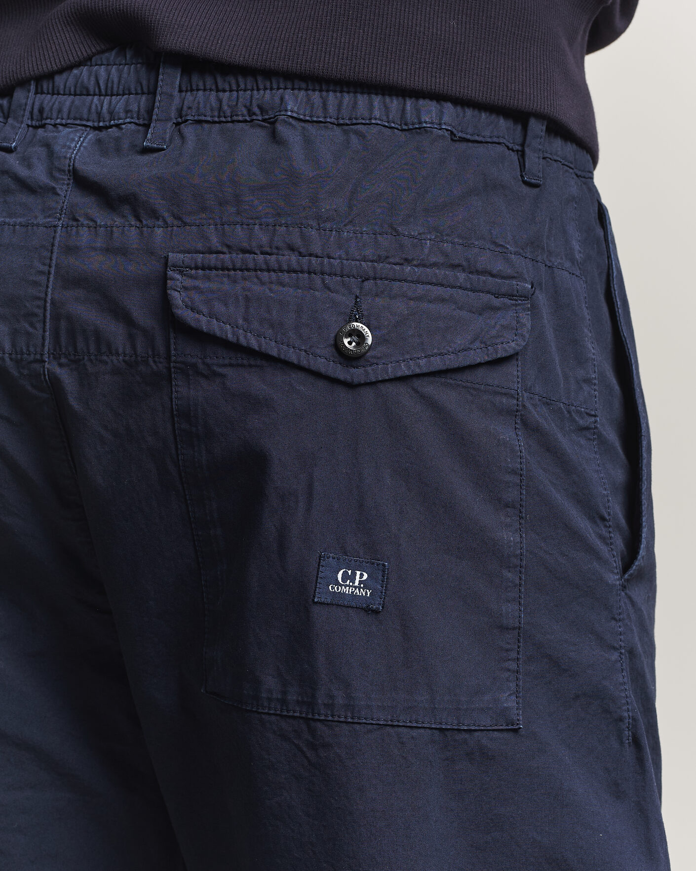 Herr | Byxor | C.P. Company | Micro Reps Drawstring Pants Navy