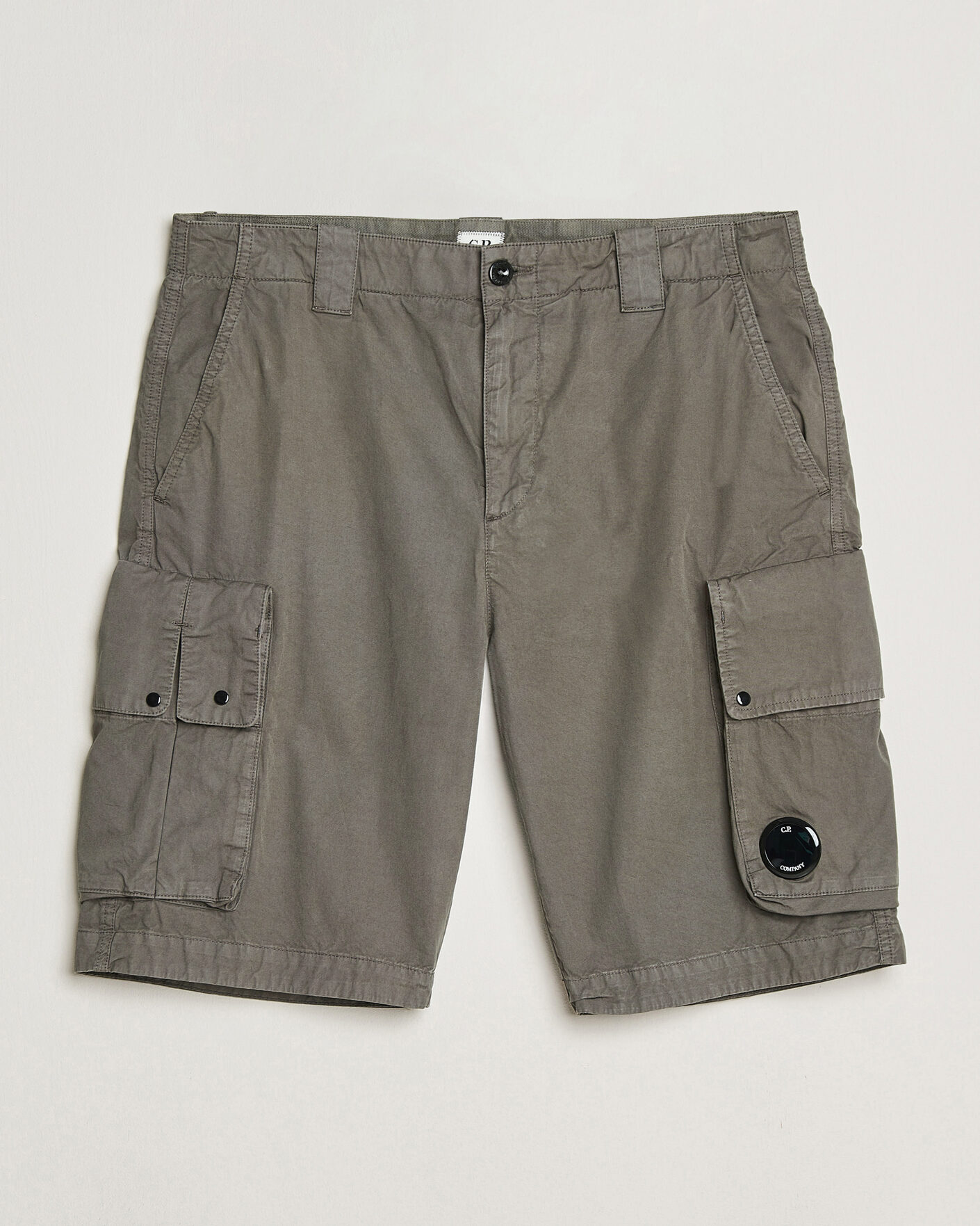 Herr | Shorts | C.P. Company | Cotton Gabardine Cargo Shorts Washed Black