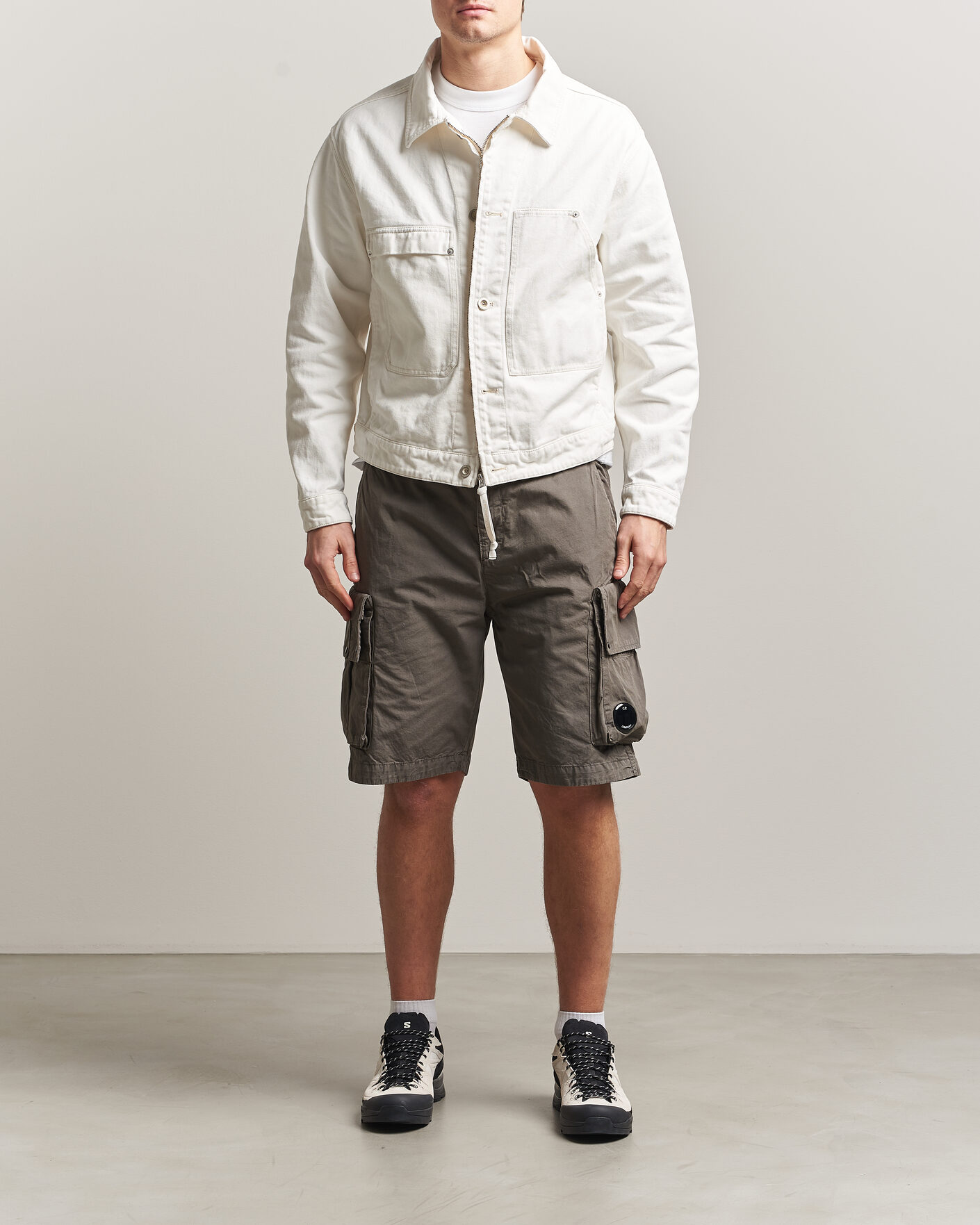 Herr | Jackor | C.P. Company | Bull Denim 10oz Jeans Jacket White