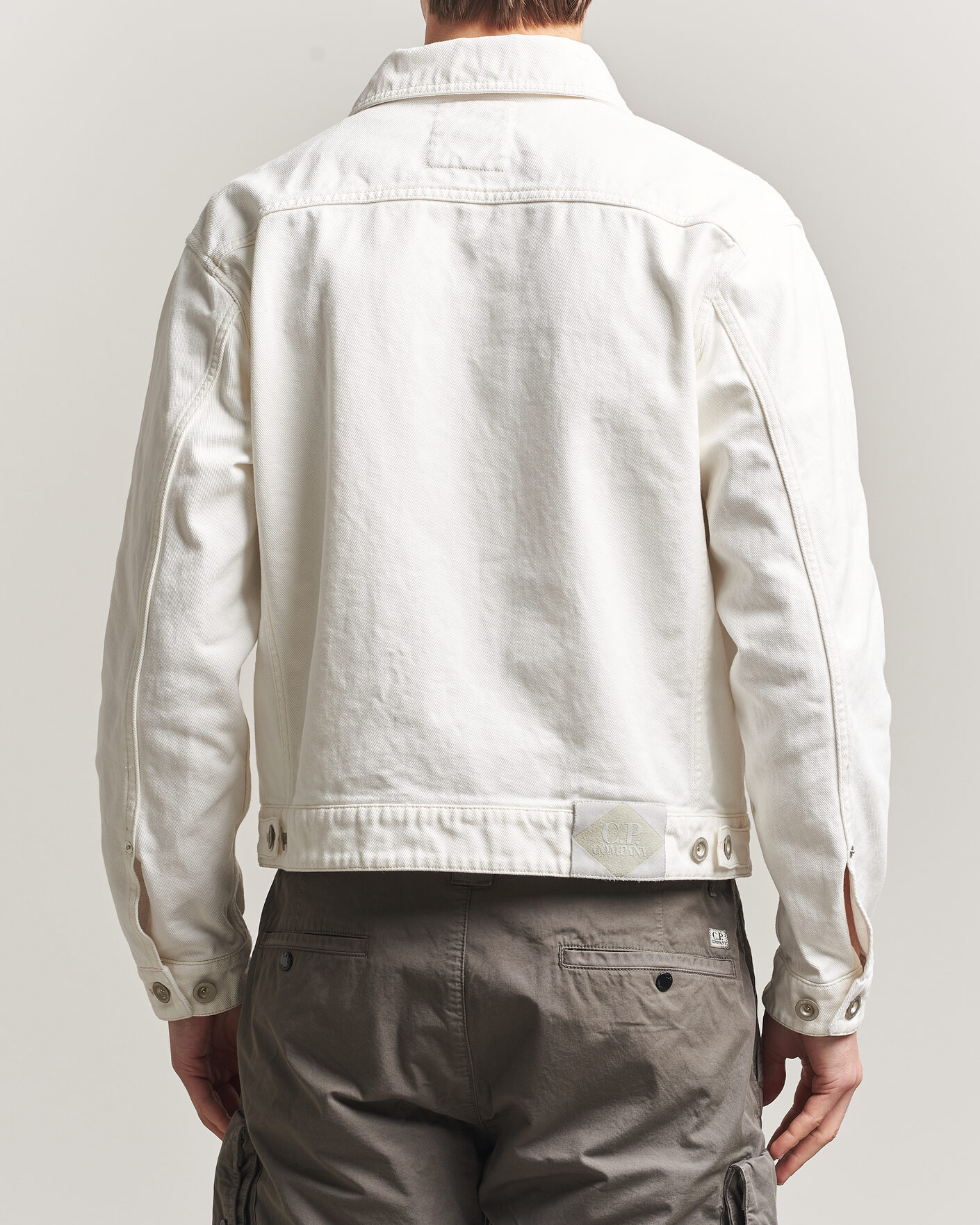 Herr | Jackor | C.P. Company | Bull Denim 10oz Jeans Jacket White
