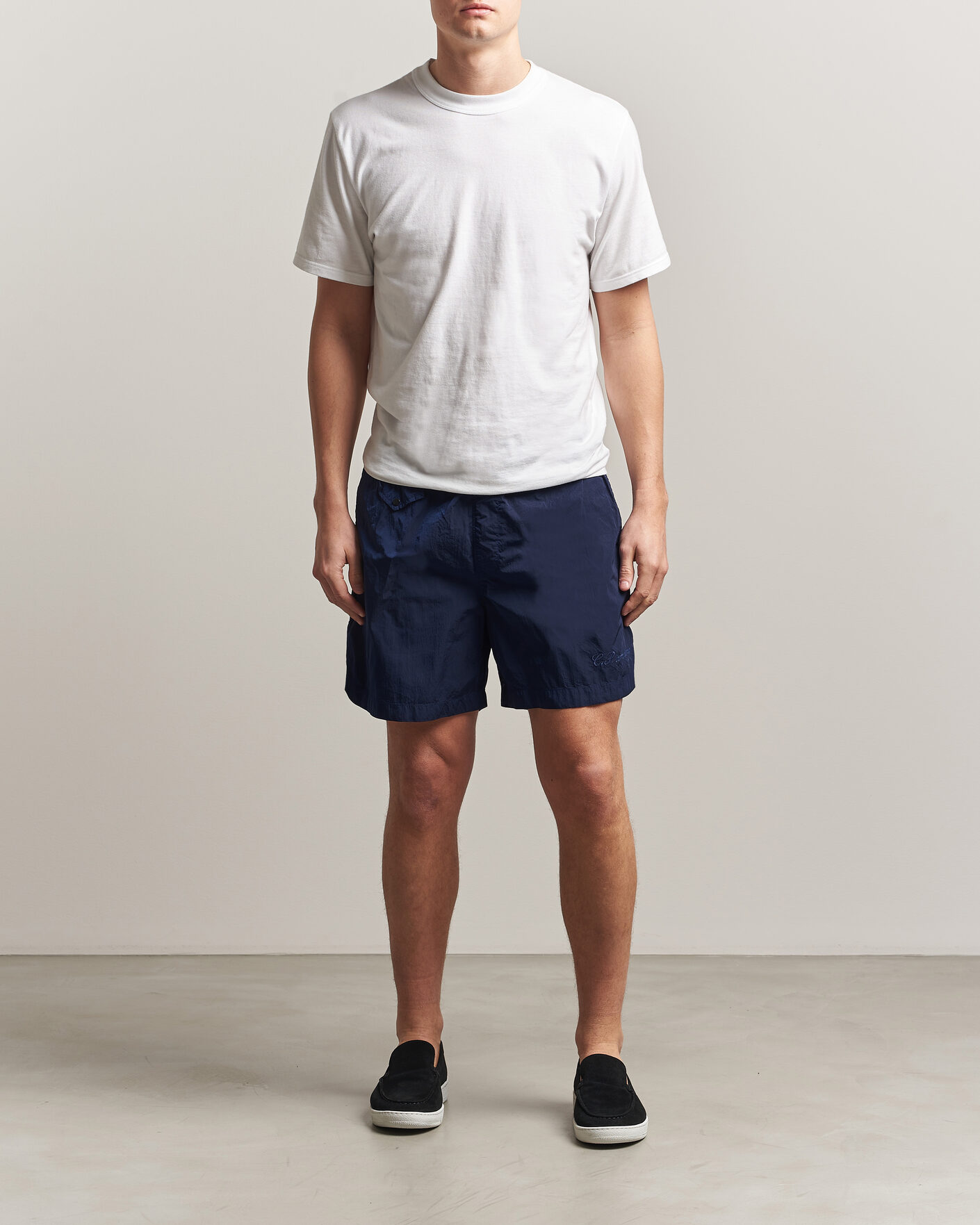 Herr | Badbyxor | C.P. Company | Eco Chrome Swimshorts Blue