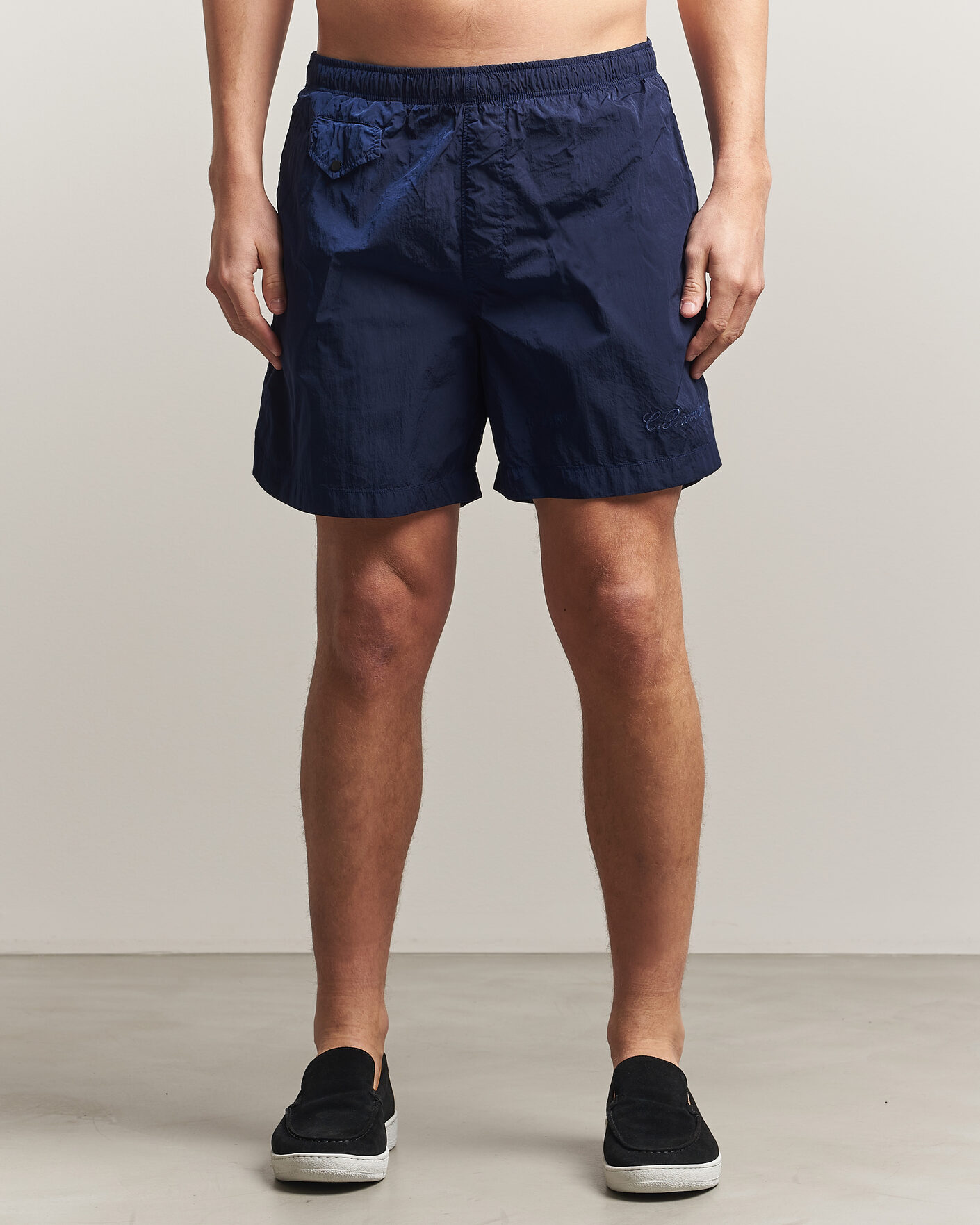 Herr | Badbyxor | C.P. Company | Eco Chrome Swimshorts Blue