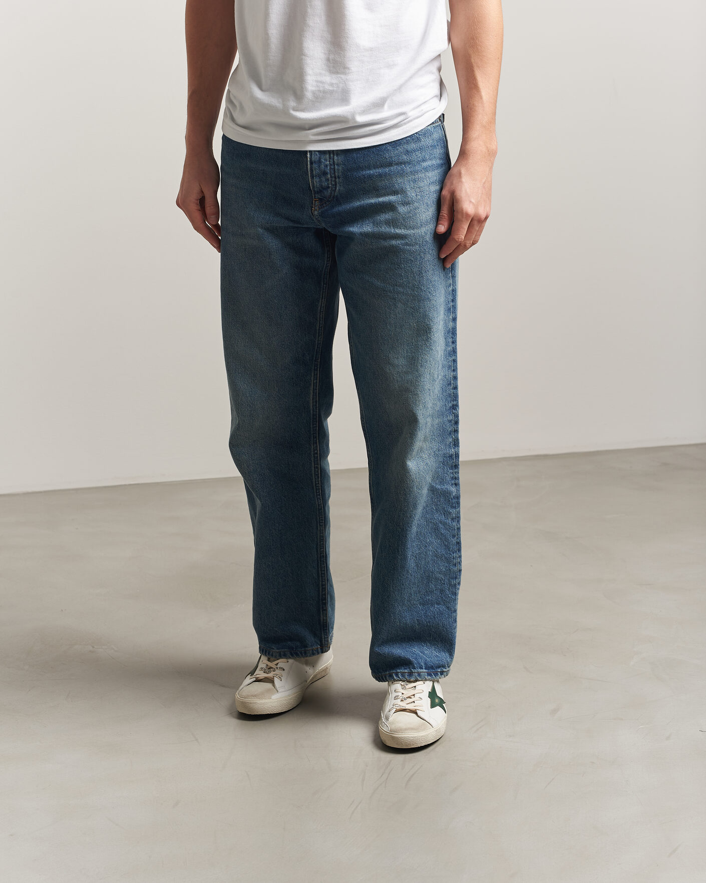 Herr | Sneakers | Golden Goose | Super-Star Sneakers White/Green