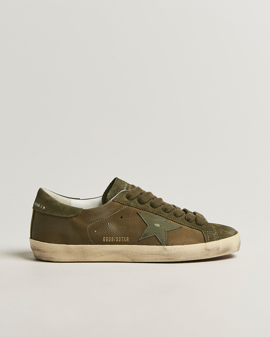 Herr | Sneakers | Golden Goose | Super-Star Sneakers Olive Night