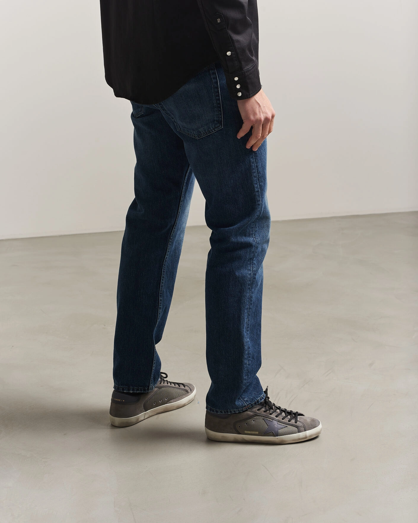 Herr | Sneakers | Golden Goose | Super-Star Sneakers Dark Grey