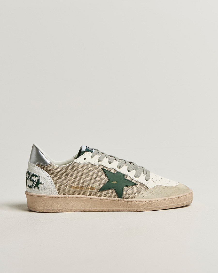 Herr | Sneakers | Golden Goose | Ball Star Sneakers White/Green