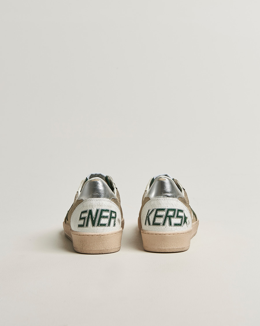 Herr | Sneakers | Golden Goose | Ball Star Sneakers White/Green