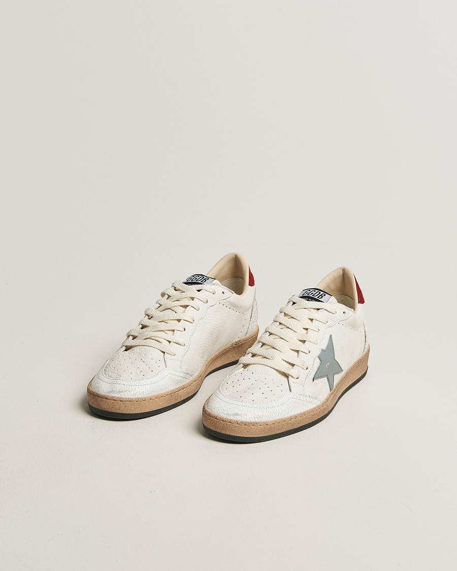 Herr | Sneakers | Golden Goose | Ball Star Sneakers White/Red