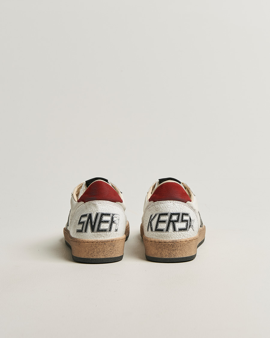 Herr | Sneakers | Golden Goose | Ball Star Sneakers White/Red