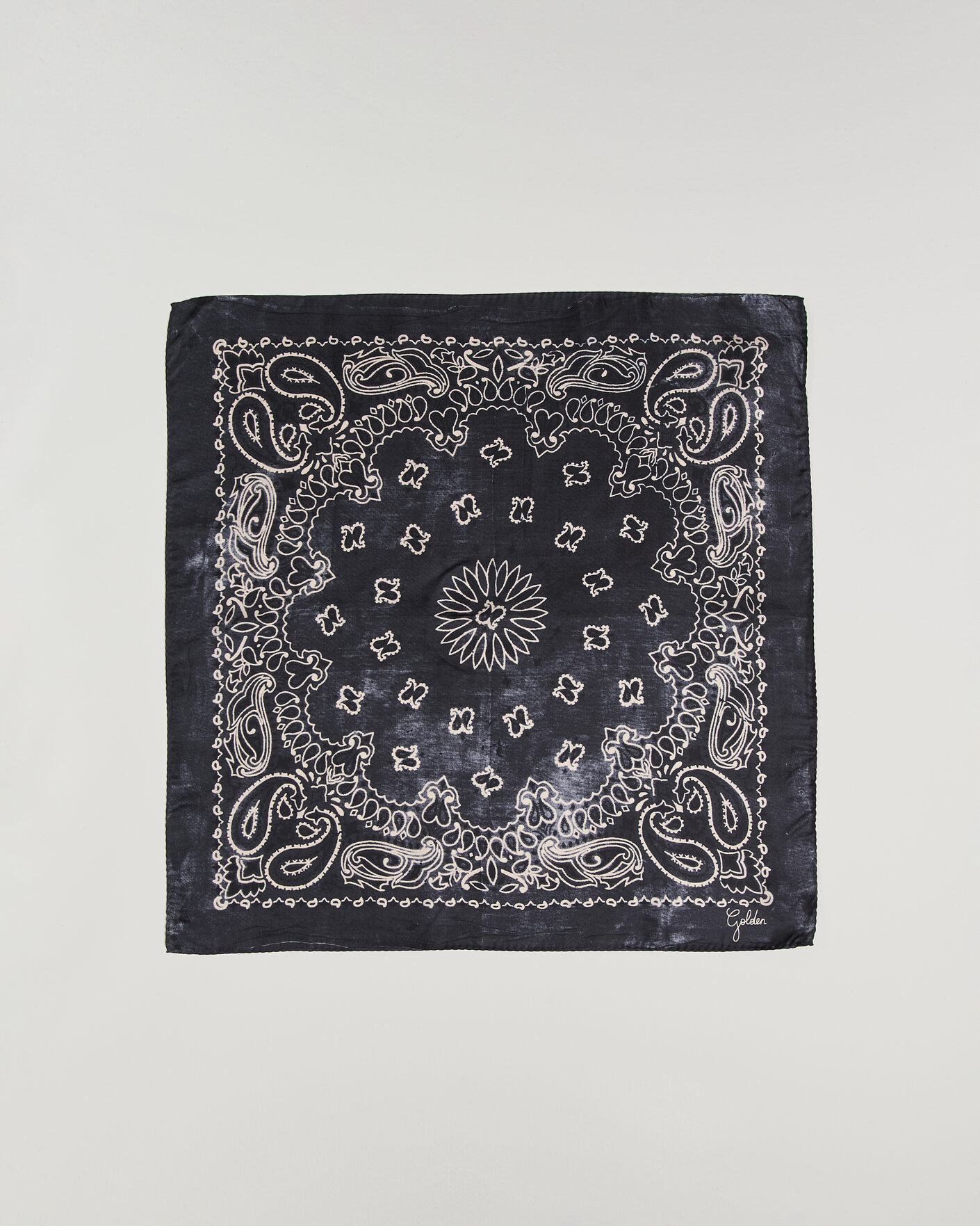 Herr | Näsdukar | Golden Goose | Paisley Silk Bandana Antracite